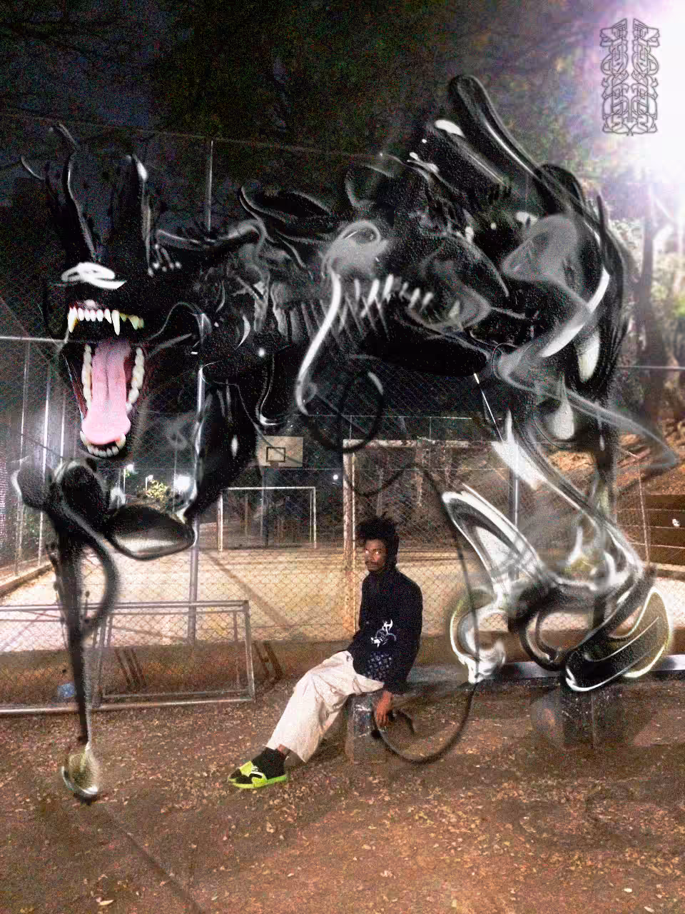 Walking with Zaya (my digital dog)
