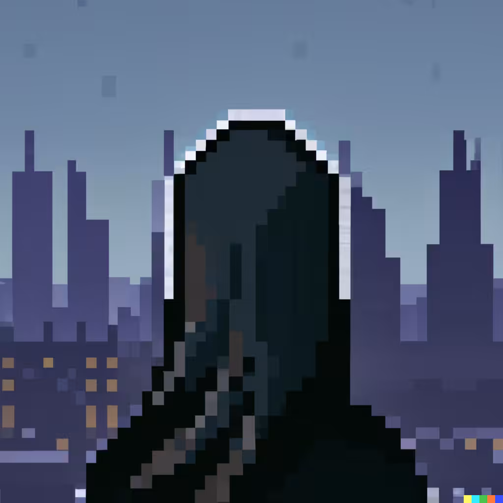 Woman In a Future City