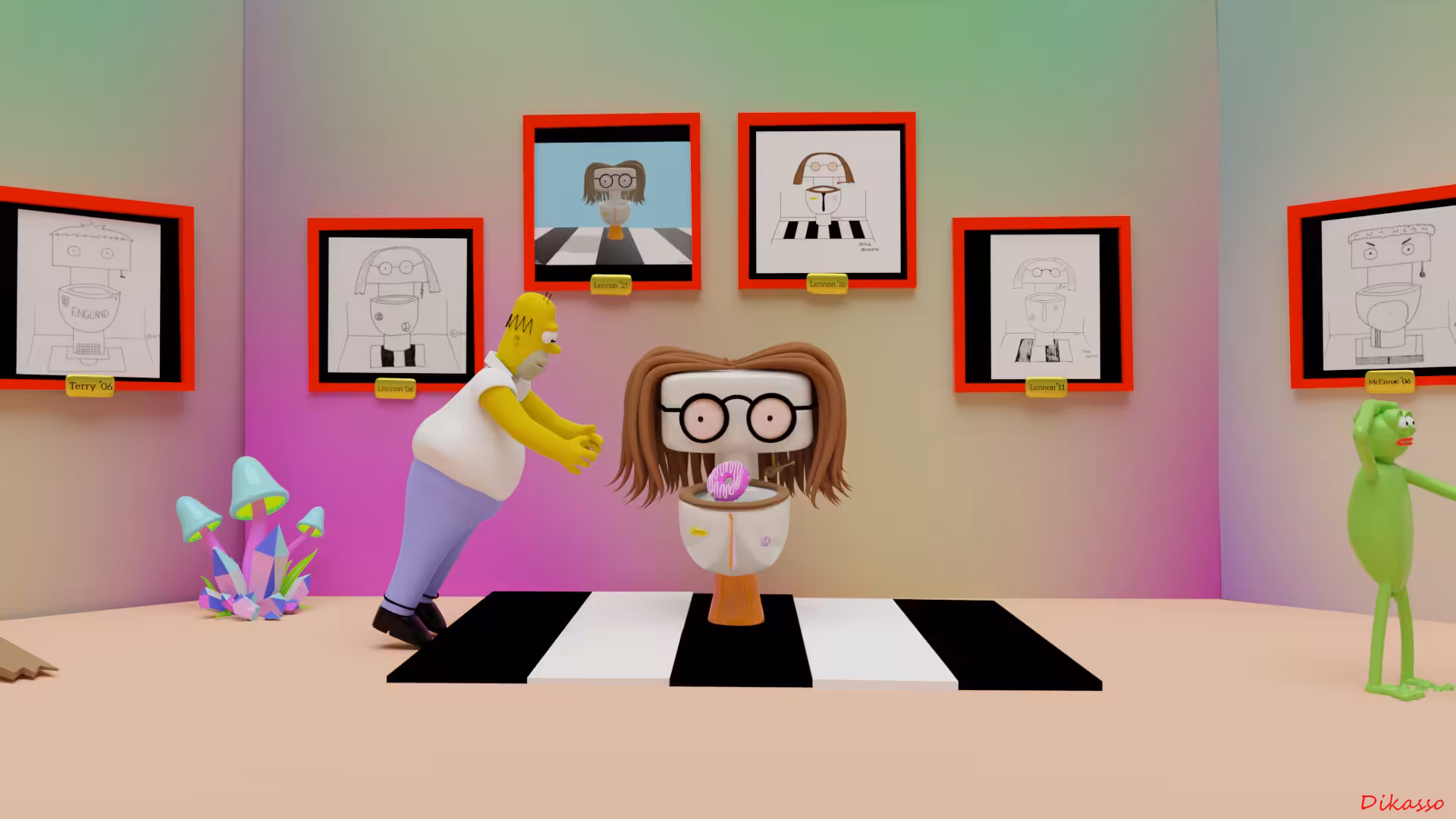 Dikasso's World Famous Johns Gallery - John Lennon