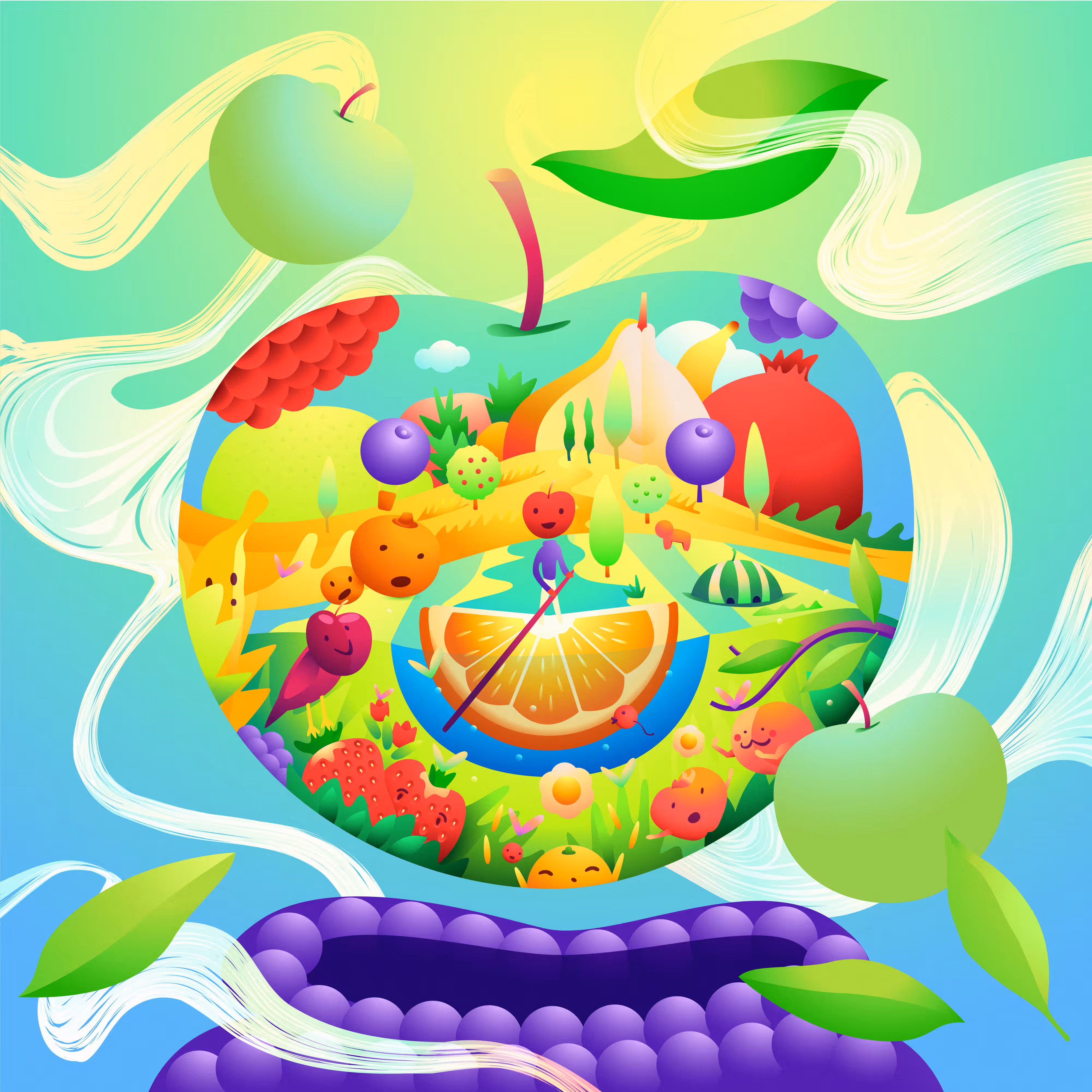 All fruits go to heaven