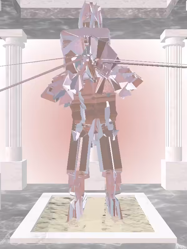 HeavenComputer: The Fragmented Cheering Rosy Shimmer Man #5069