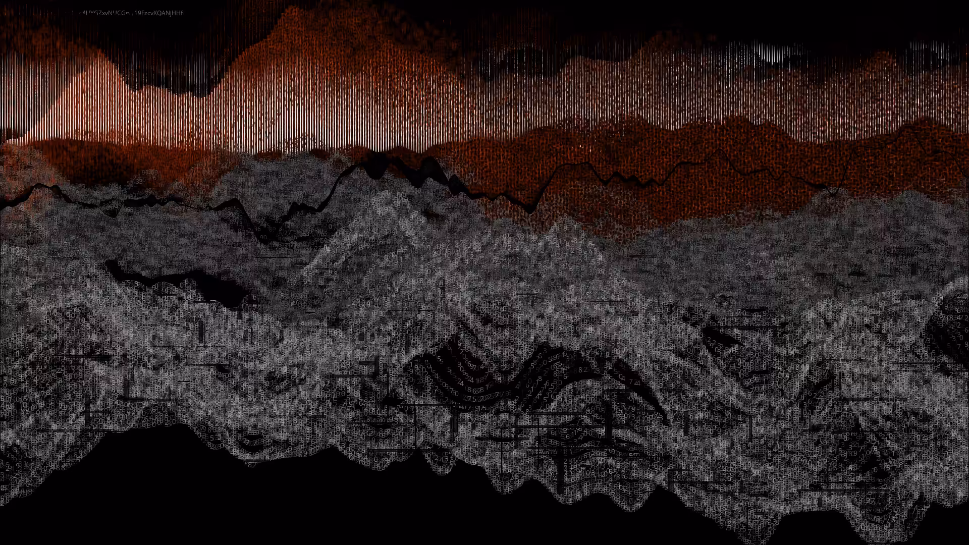 Pixel rain in a data landsacape #185
