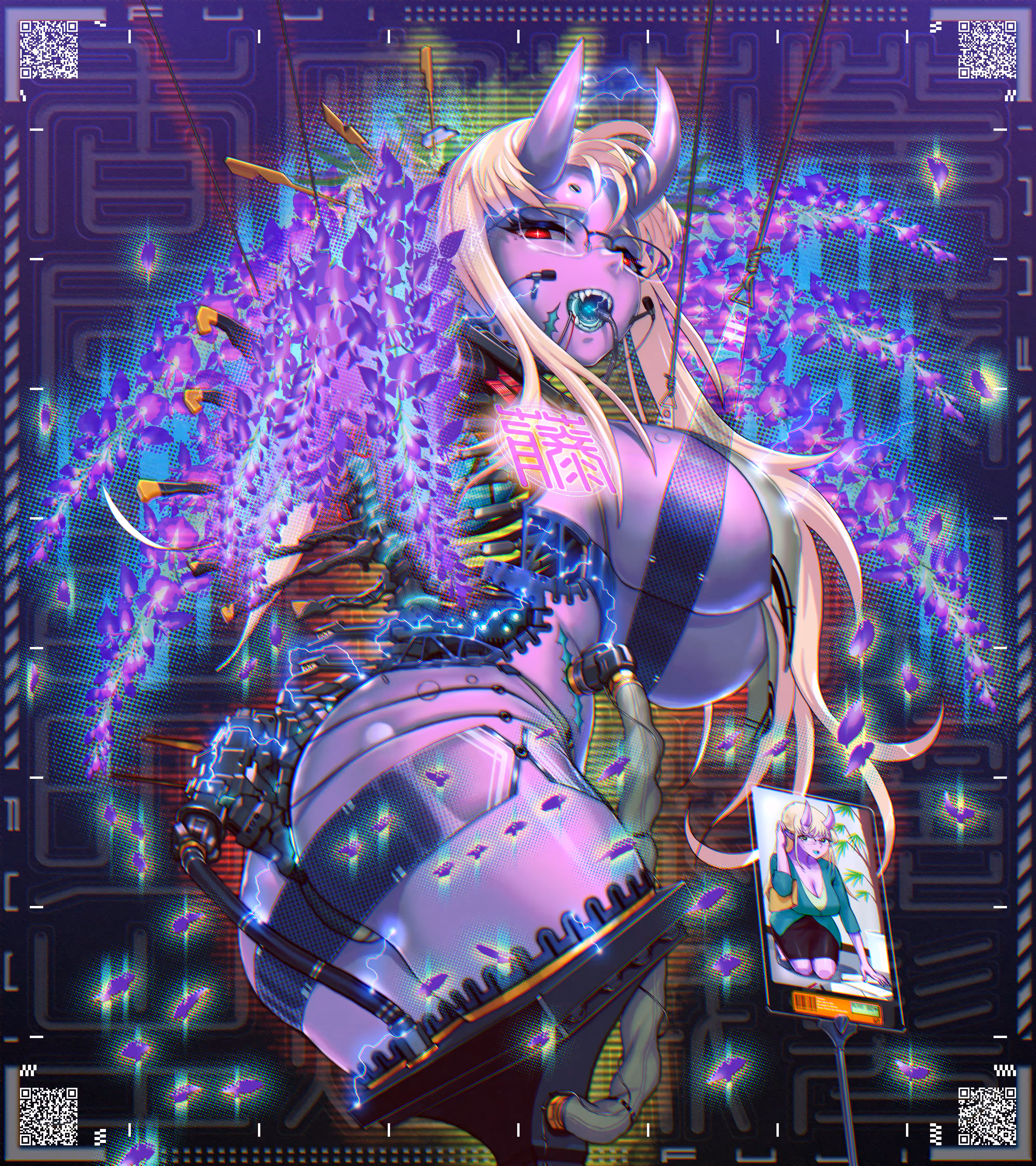 crypto-brain flowering #4藤(FUJI)