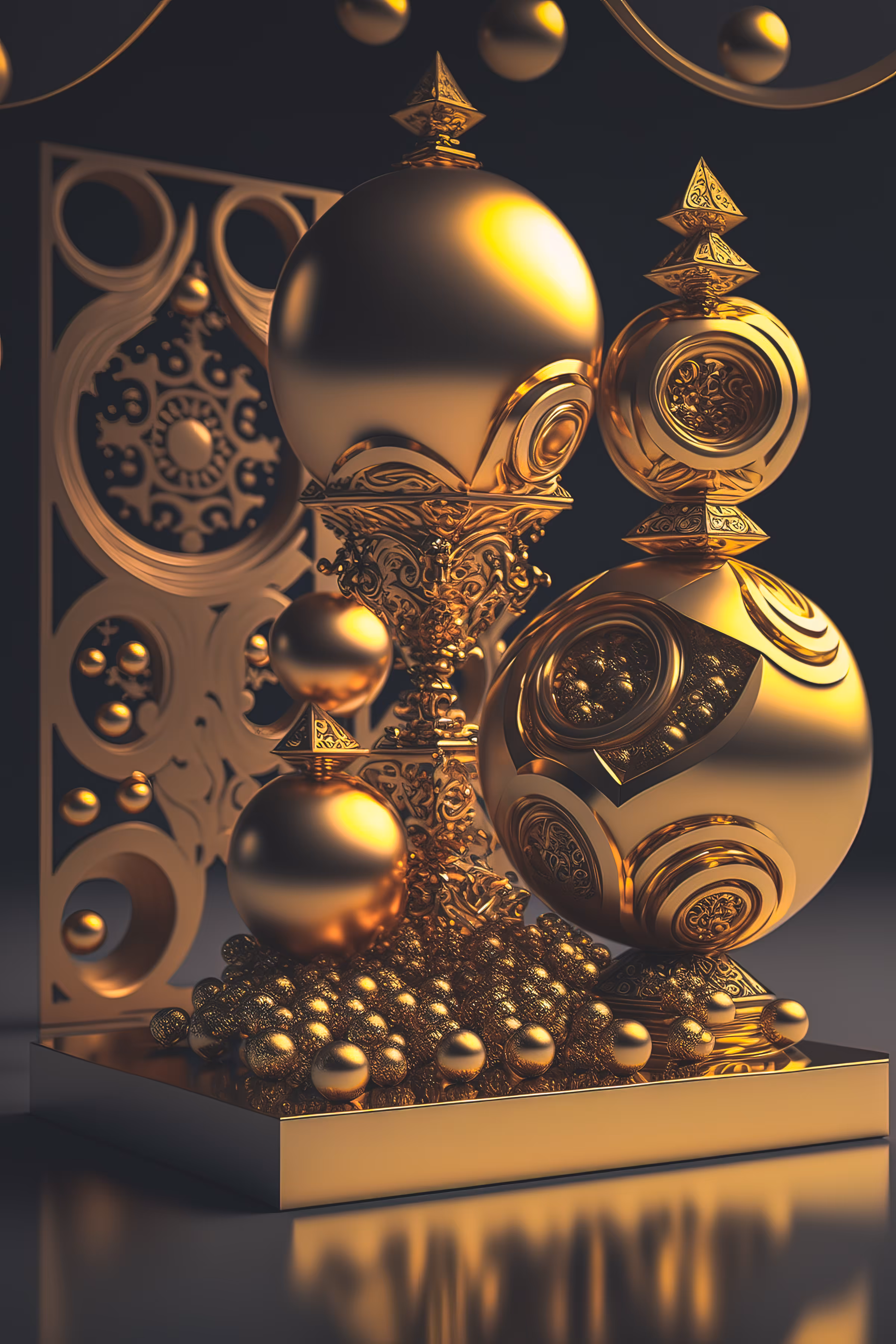 Gold Objkt 003