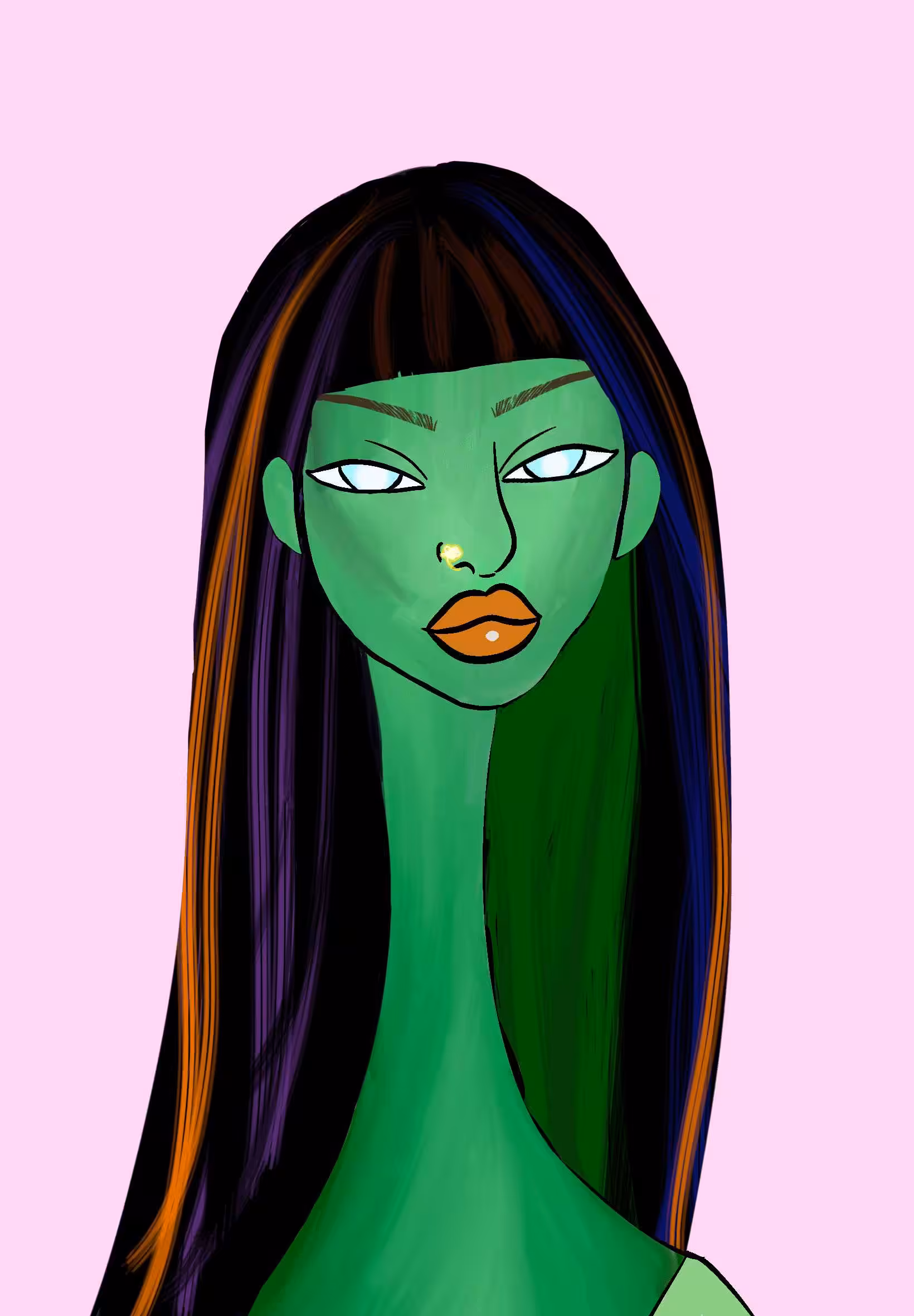 Long Neckie Ladies: Long Neckie Lady #1895