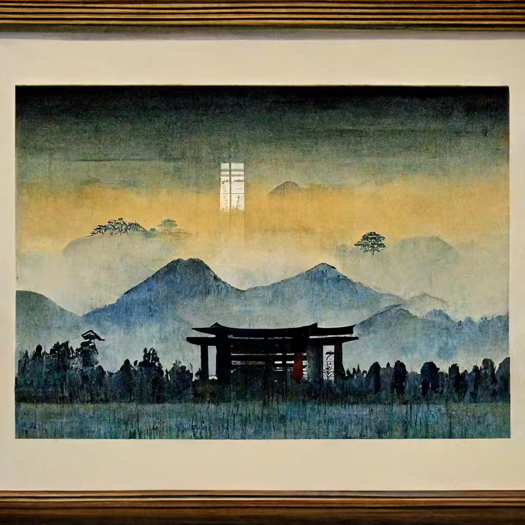  Torii Gate in the Hidden Valley