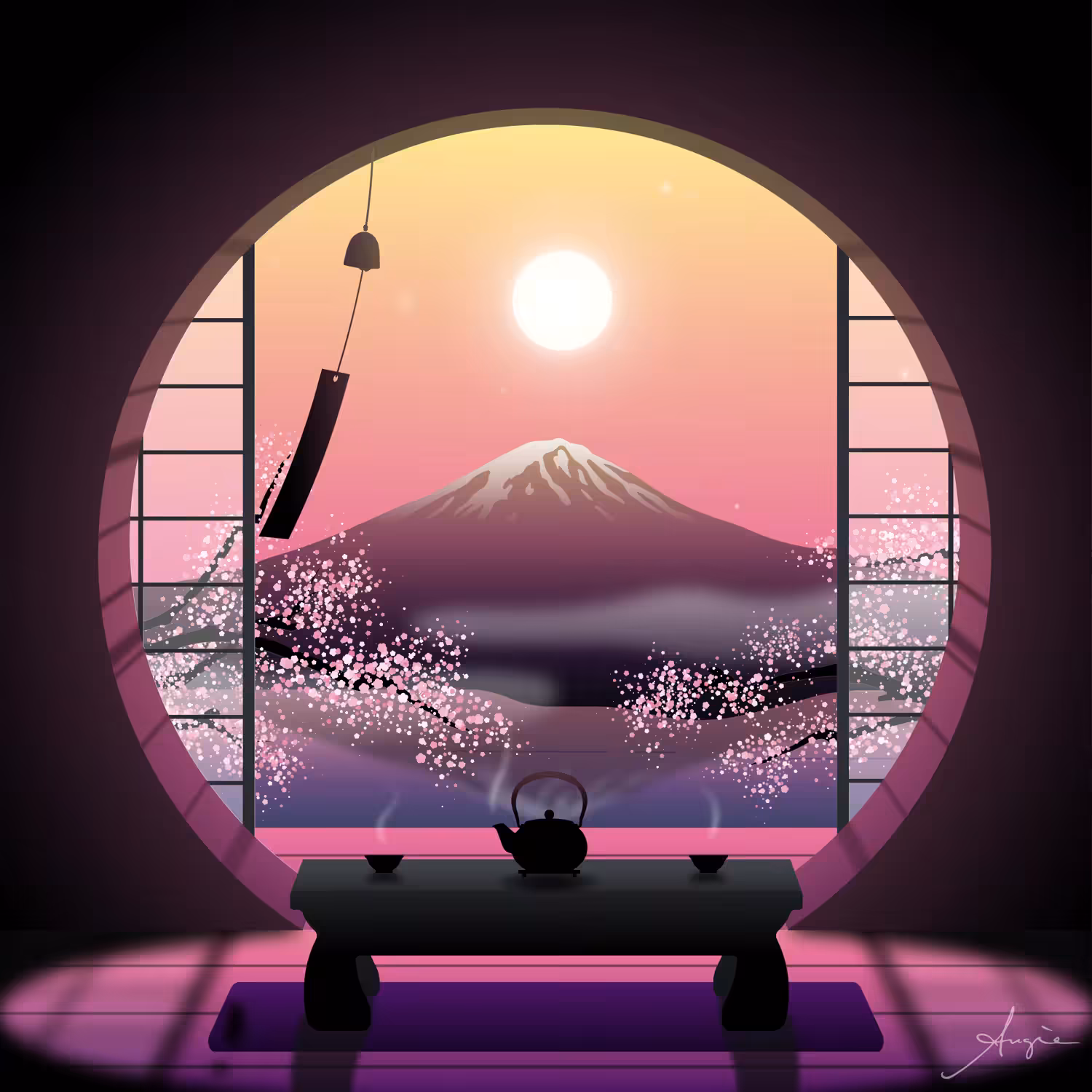 Tea At Mount Fuji
