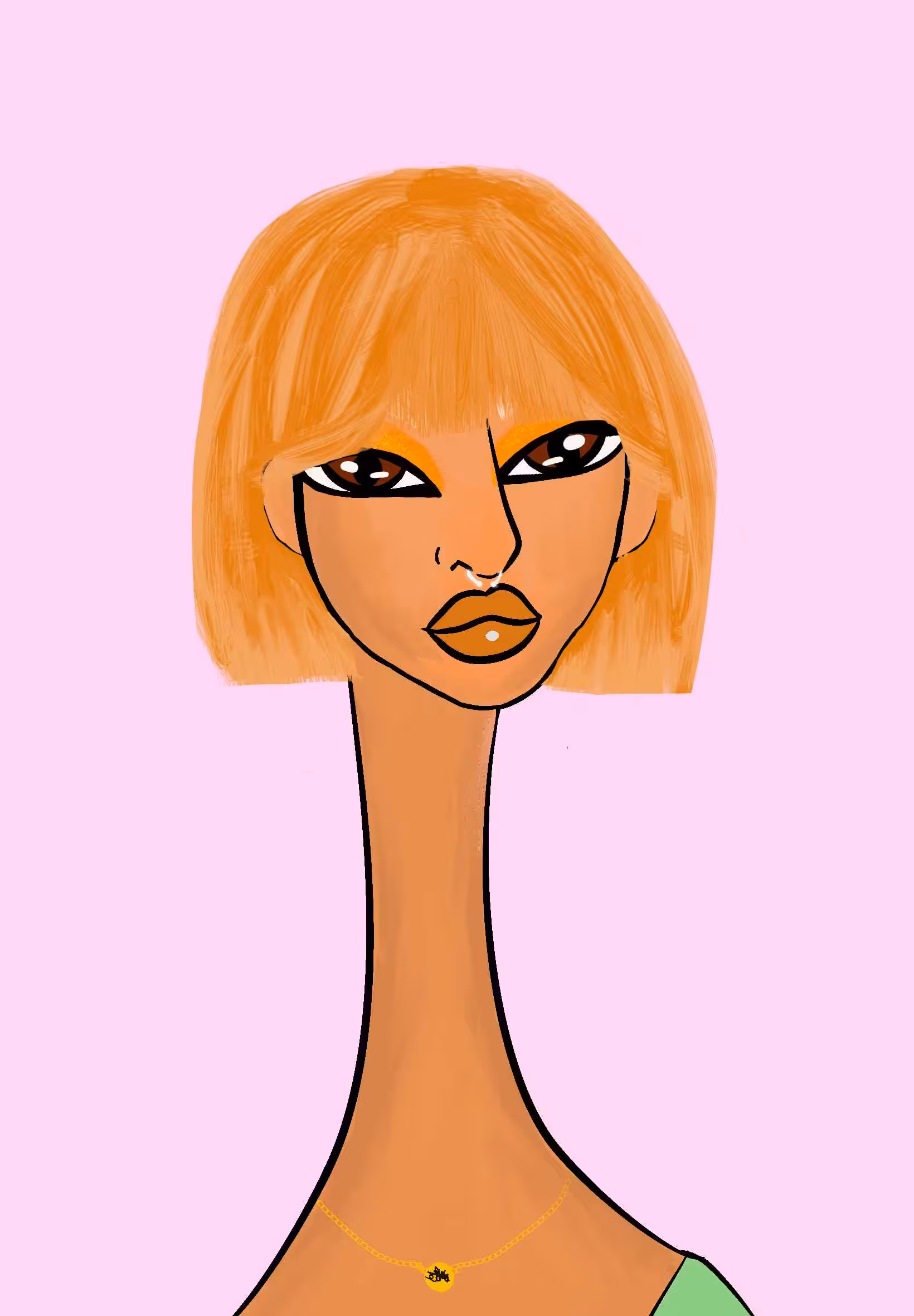 Long Neckie Ladies: Long Neckie Lady #1374