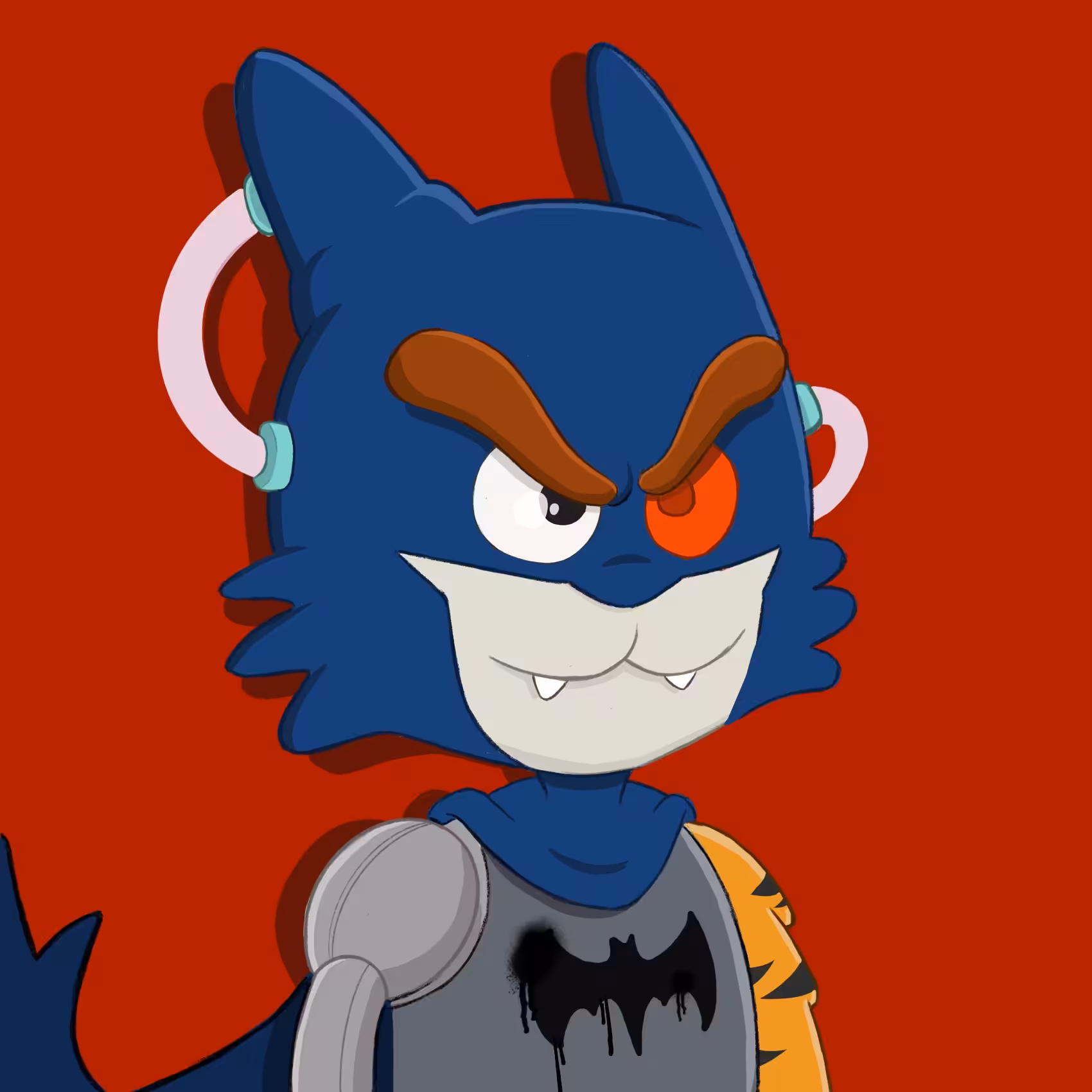 Cloned Cranium Cat Club CatBatman