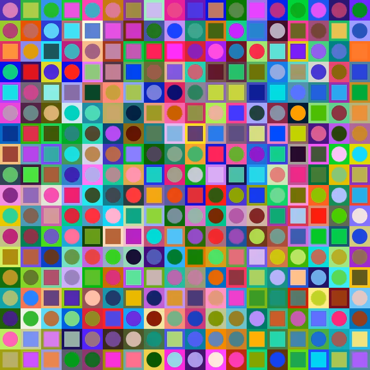 Square Dot Composition #277