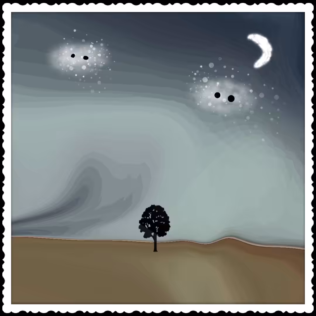 A peaceful desert