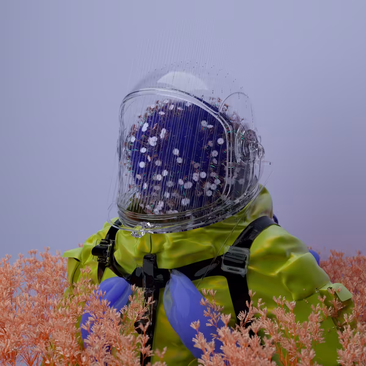 Portrait photograph from space man No.30