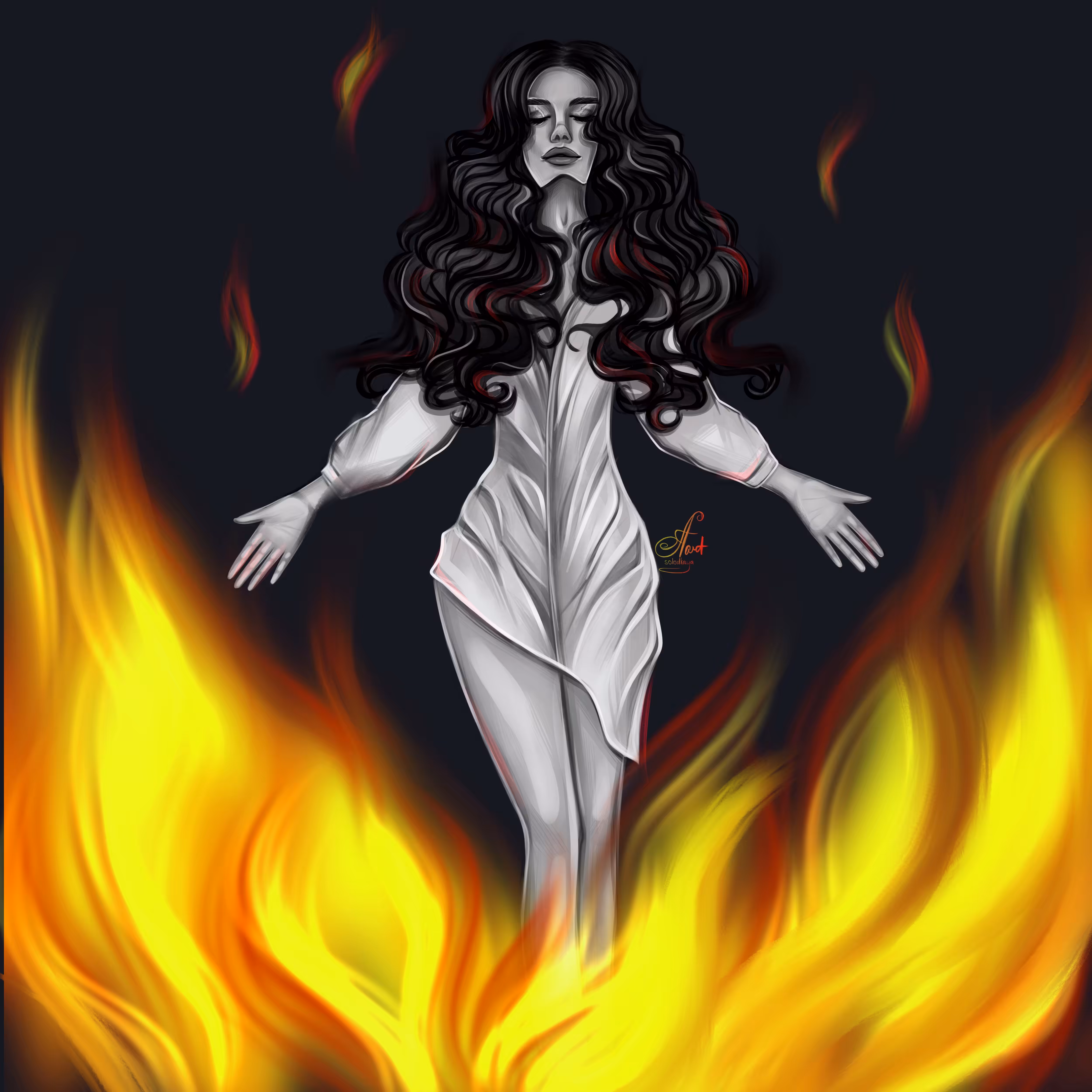 The element fire