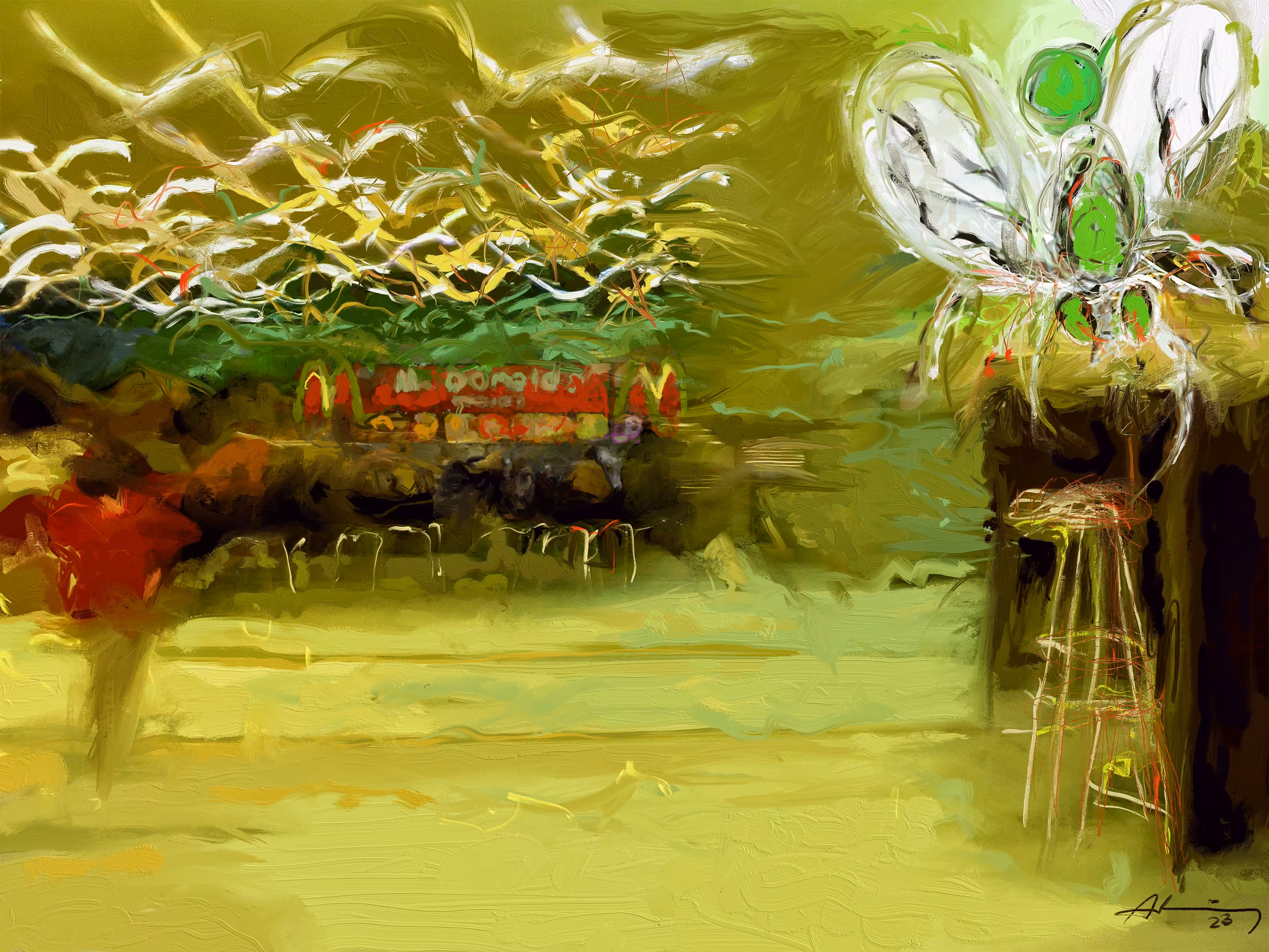 A green fly in the fast-food sector