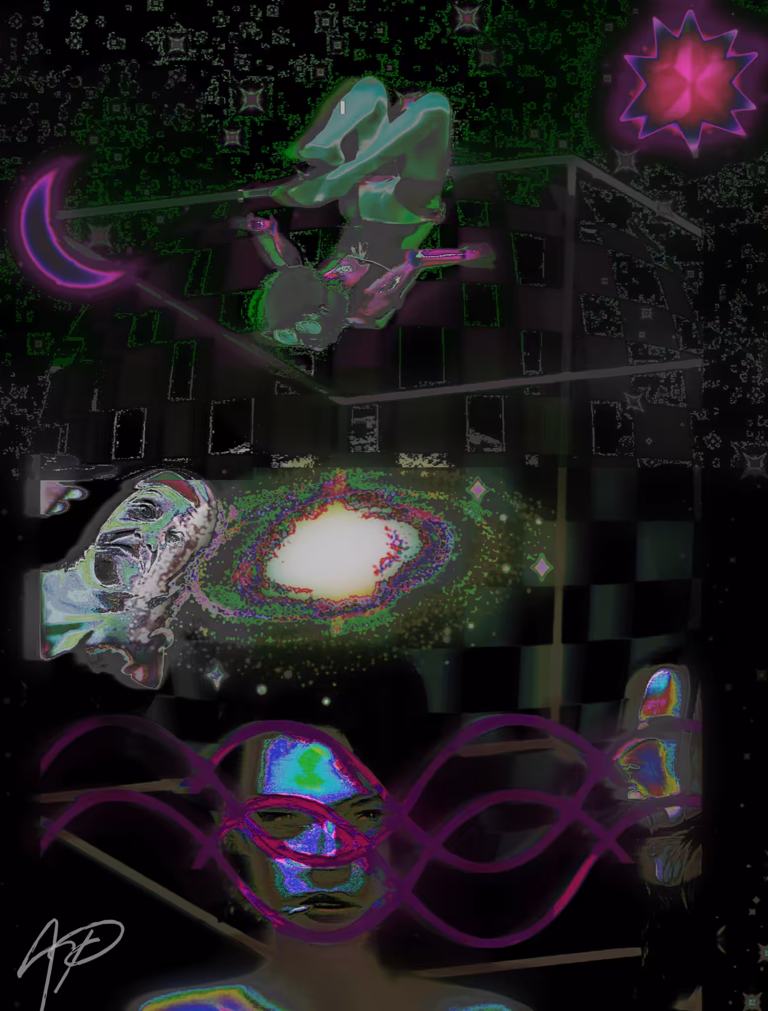 Abstract symbolism : KO TI JE REKAO?