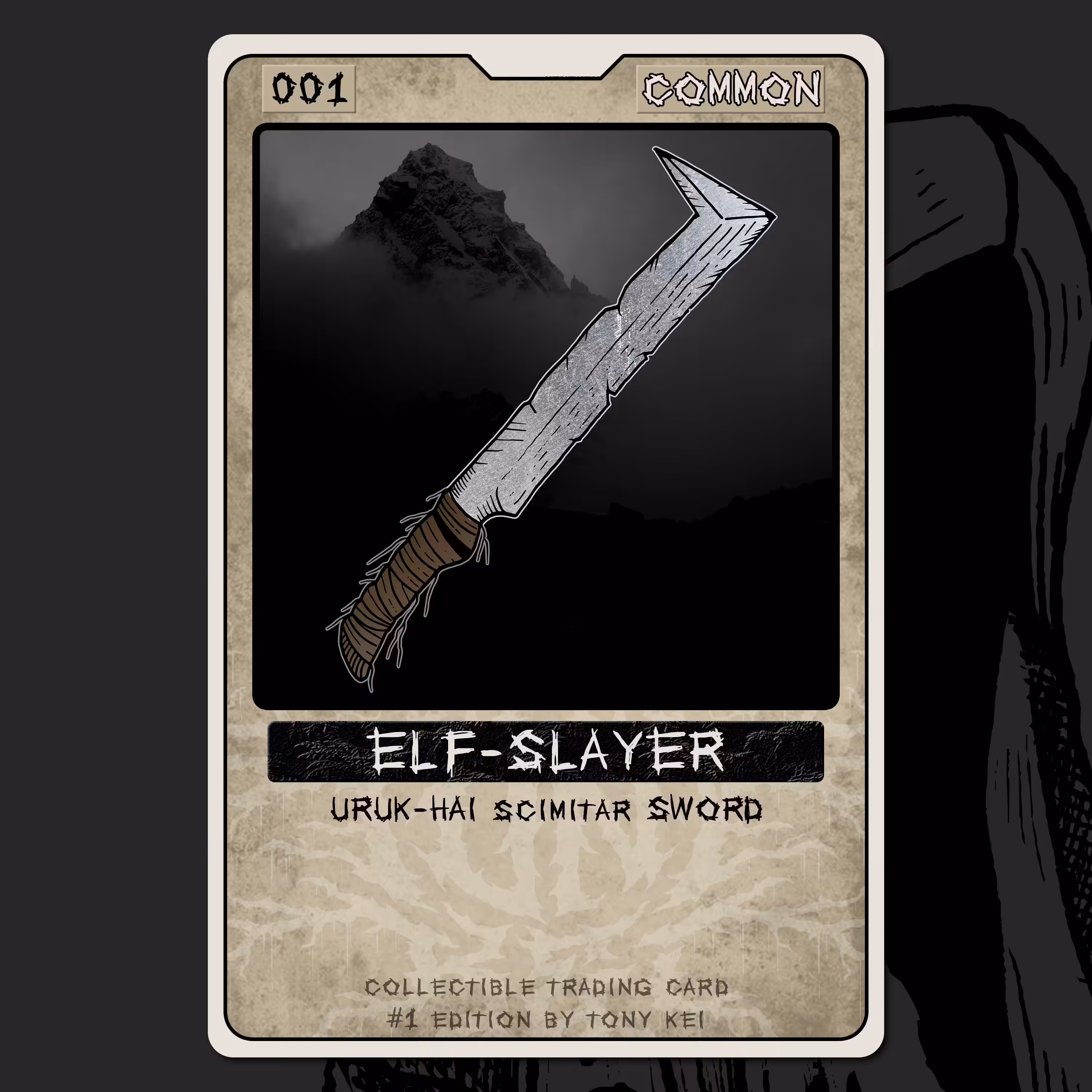 ELF-SLAYER SWORD [trading card]