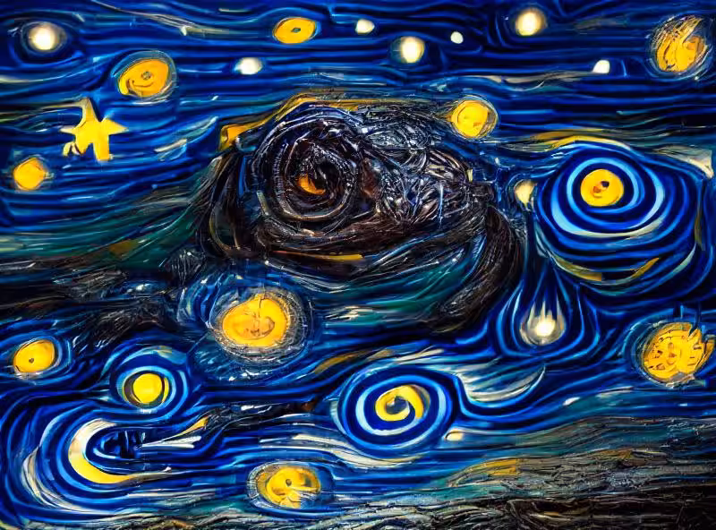 Abraham's First Works: A Starry Night