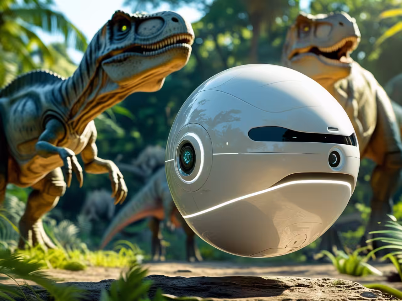 boguball meets dinosaur