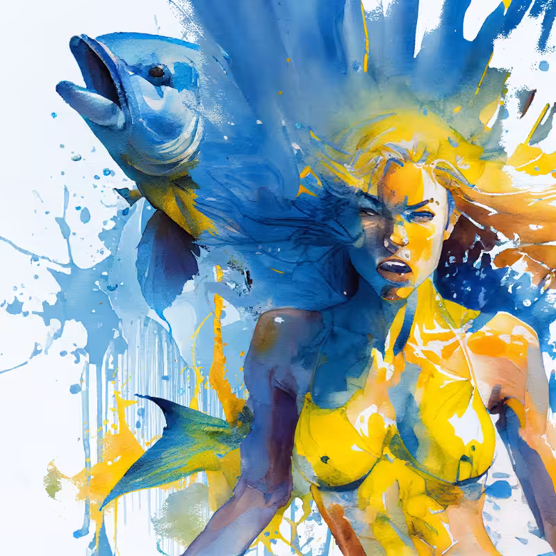 Artemis and Fish #9