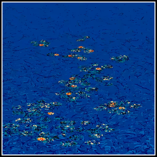 Polluted water lilies #98