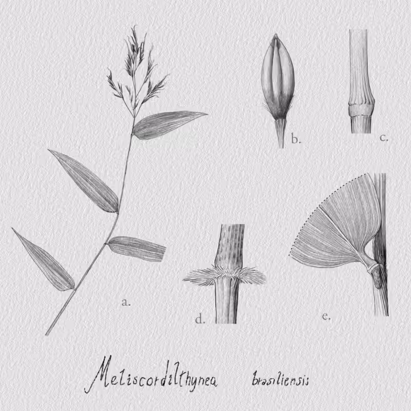 Botanical Illustration - Bambusoideae 1 #11