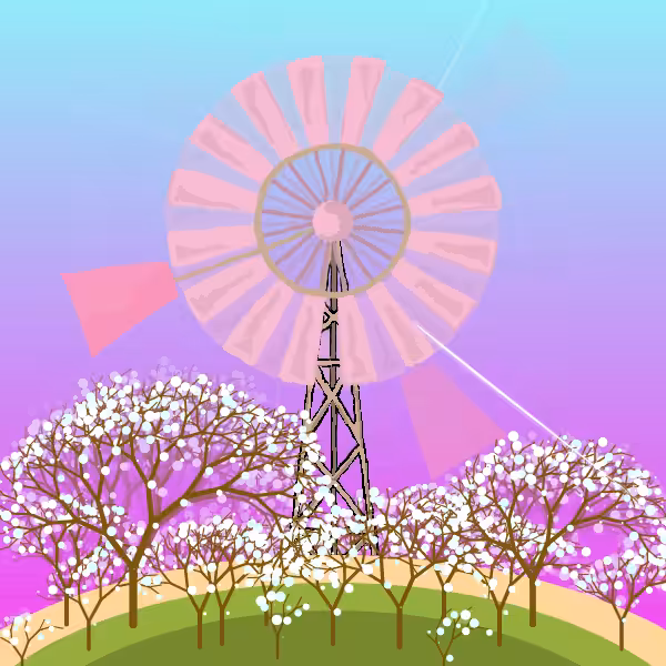 Tree Desiring Calm but Wind Restless #39