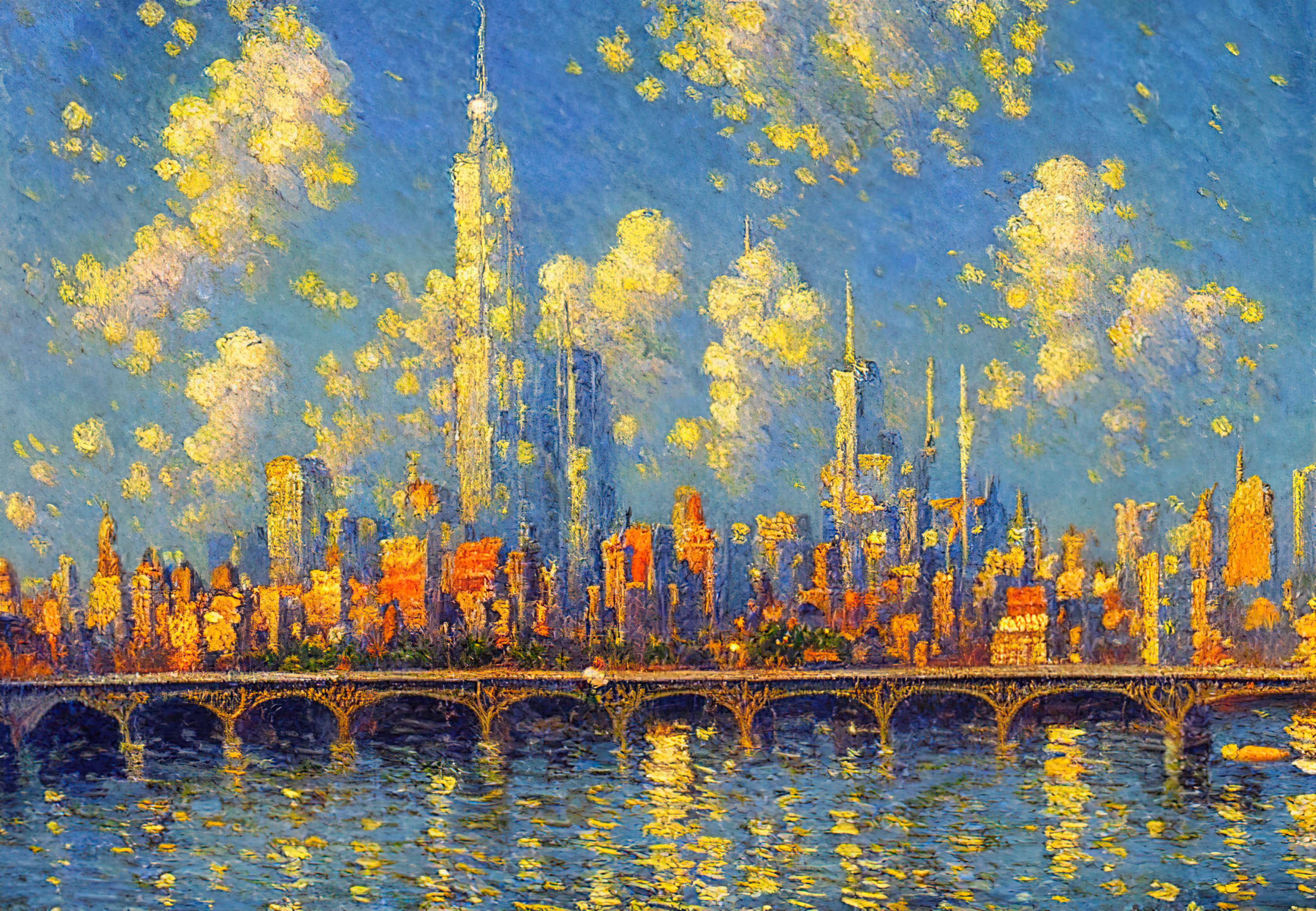 pAInting: City Life #8