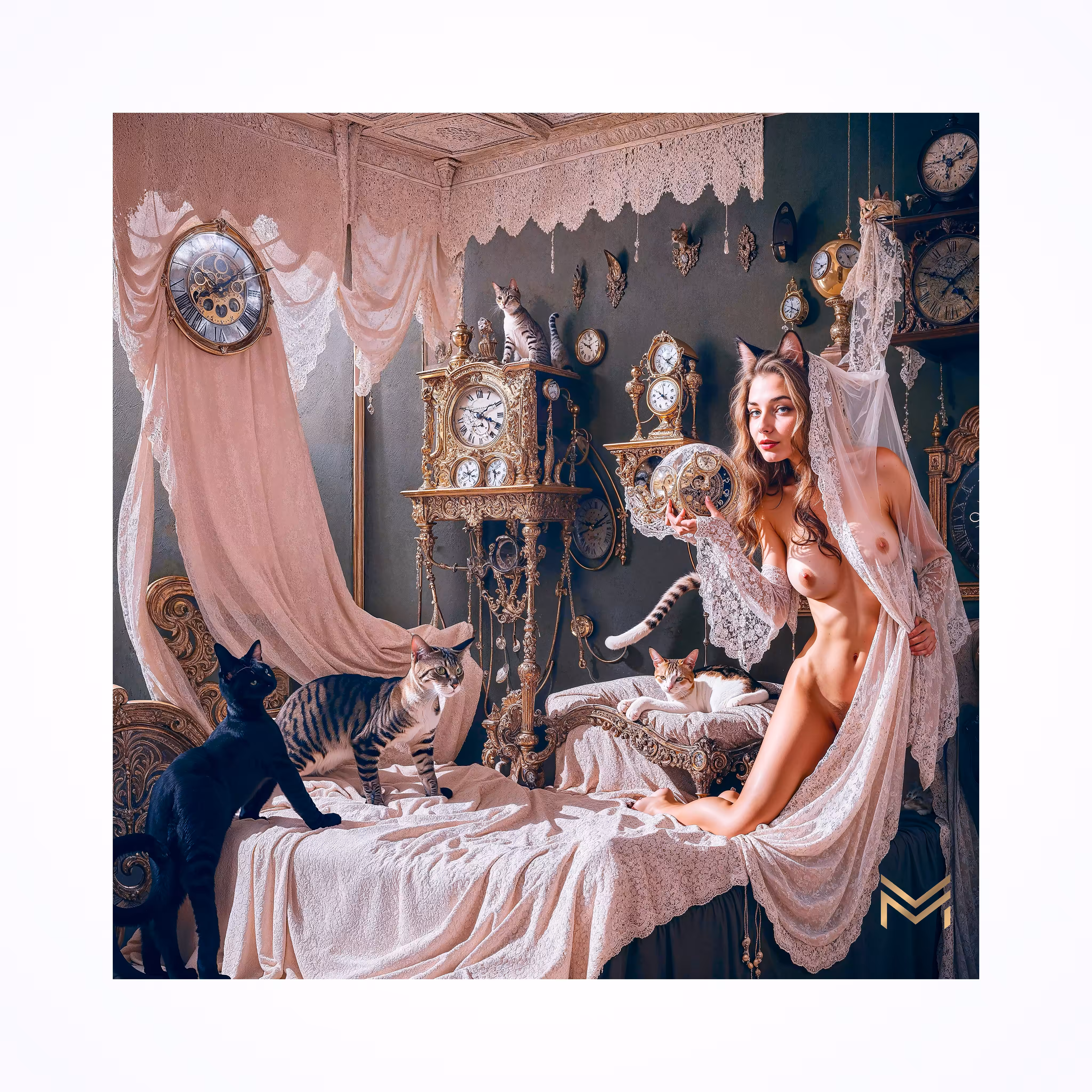 Beauty, Cats, & Clocks