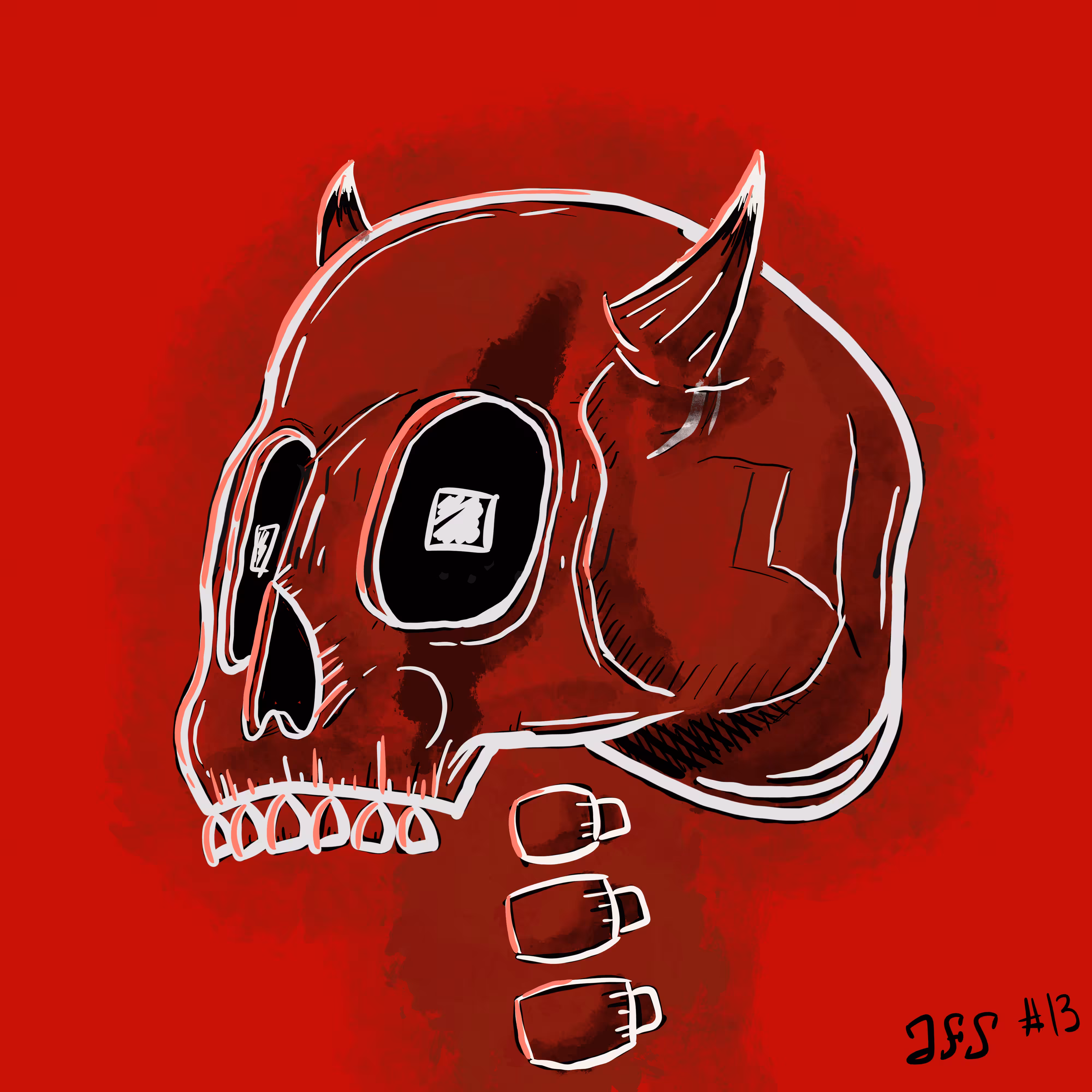 Almost Fancy Skull #13