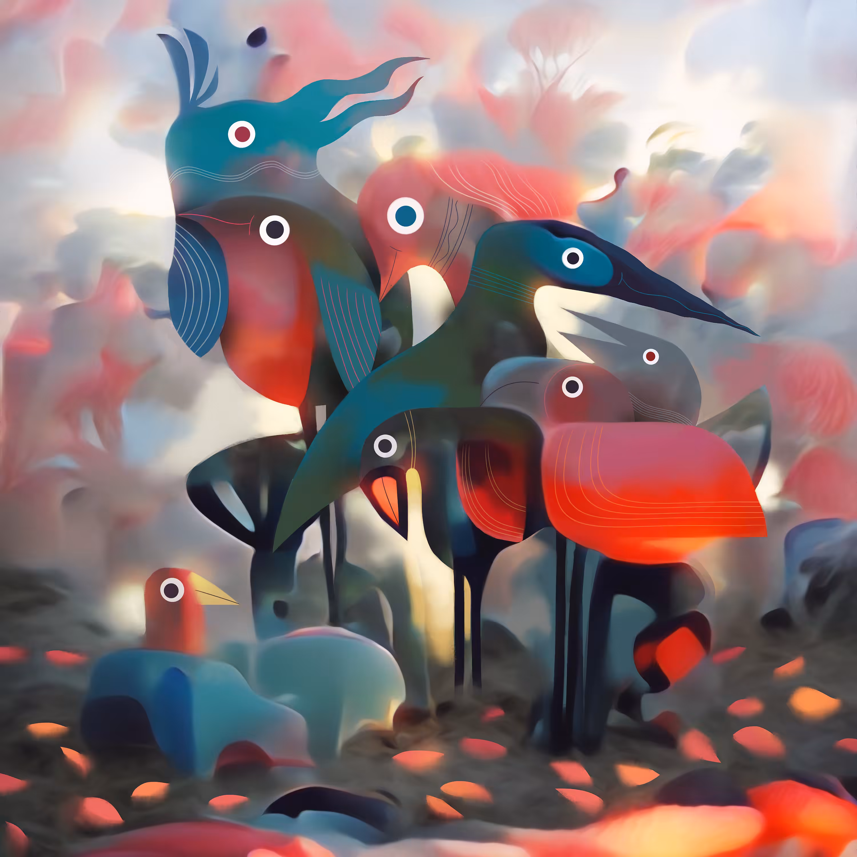 BIRB #8 - Morning Feathers