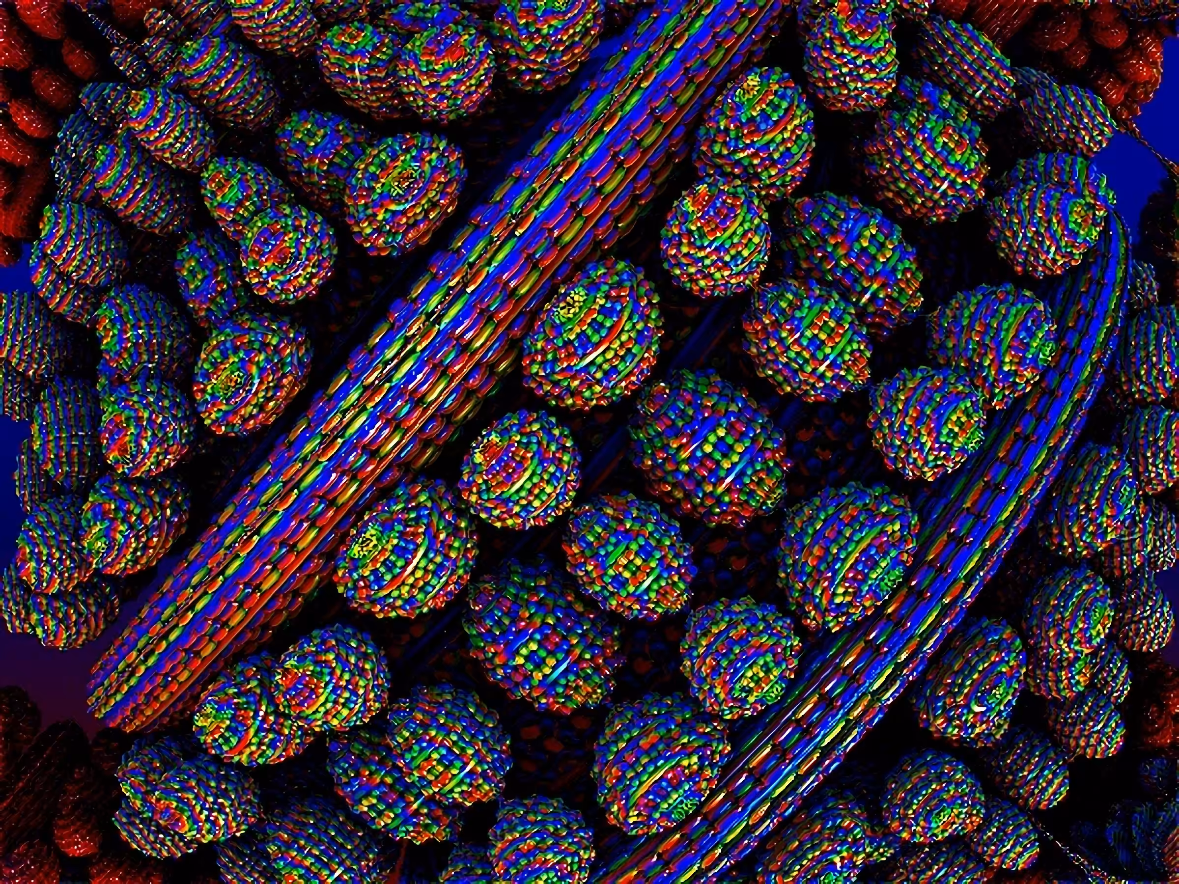 3D Fractal Series - #11 - Psychedelic Grapes