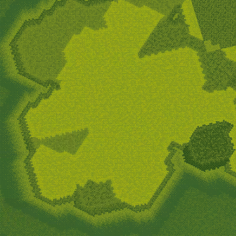 Littlecube Maps: Green Dithering #2