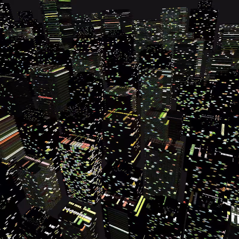 Night city glow #85