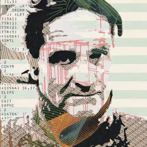 THE GENERATIVE PORTRAIT COLLECTION OF ROBERT MALLARY: Generative Portrait of Robert Mallary #2106