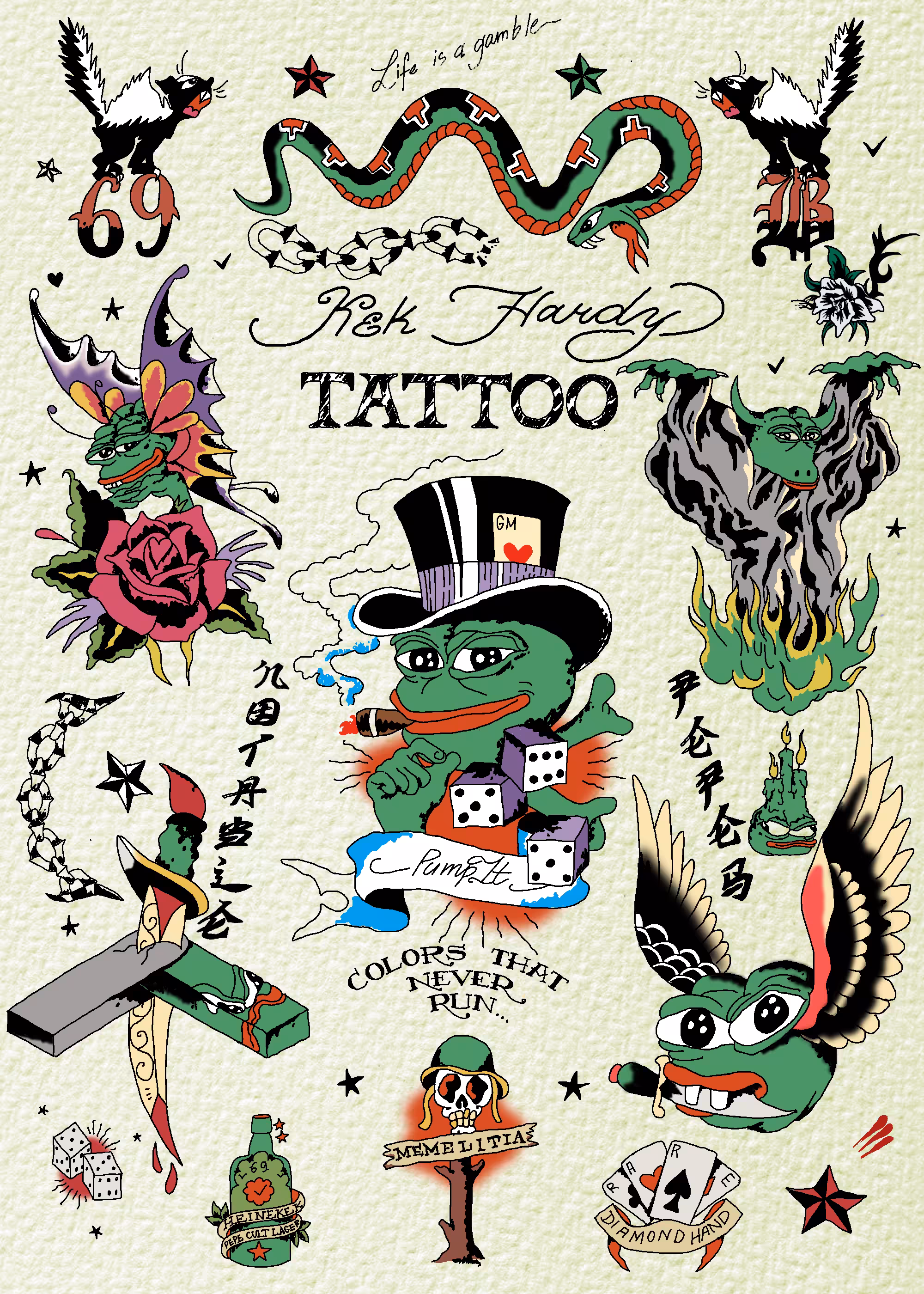 Kek Hardy Tattoo