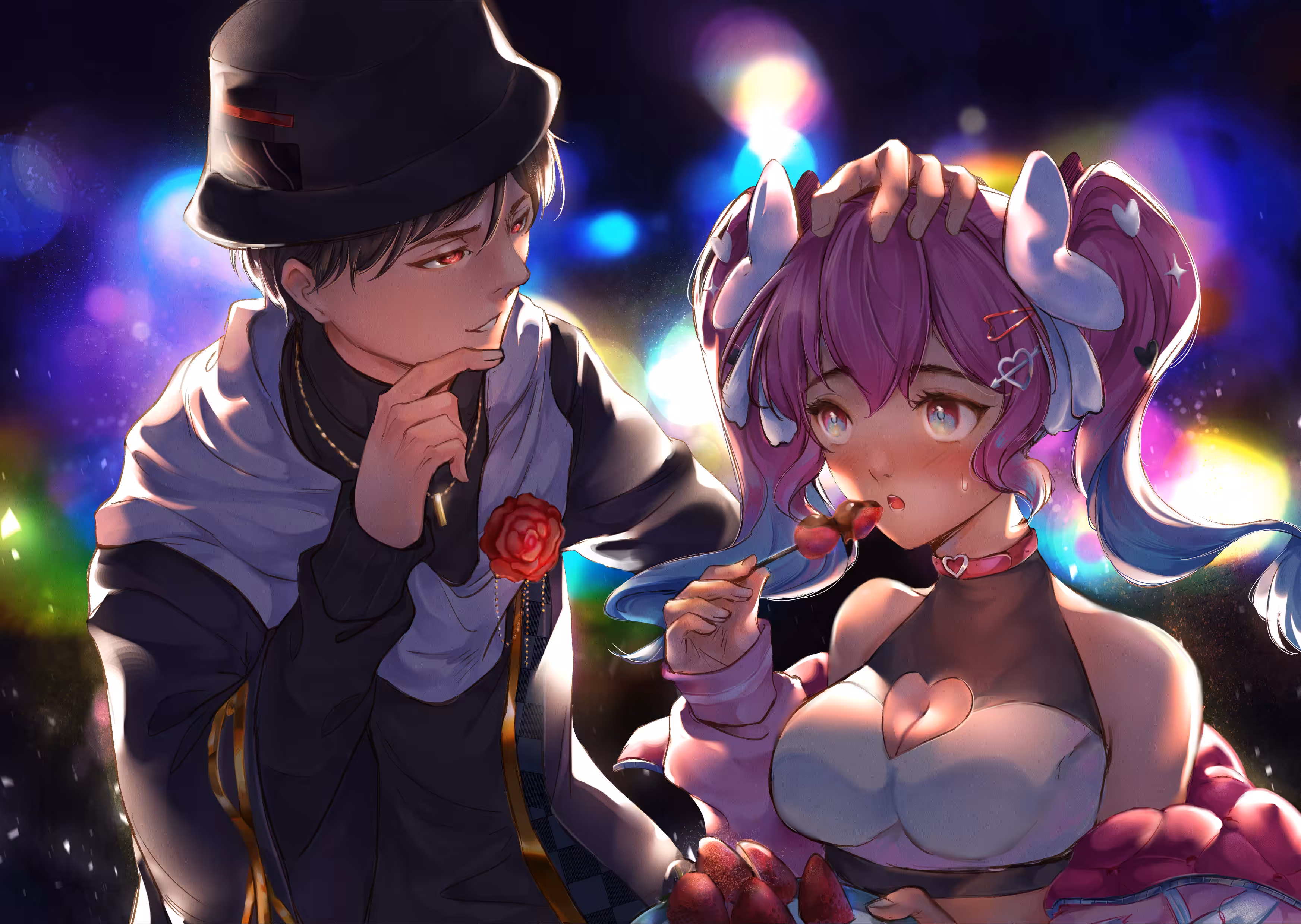 here with me