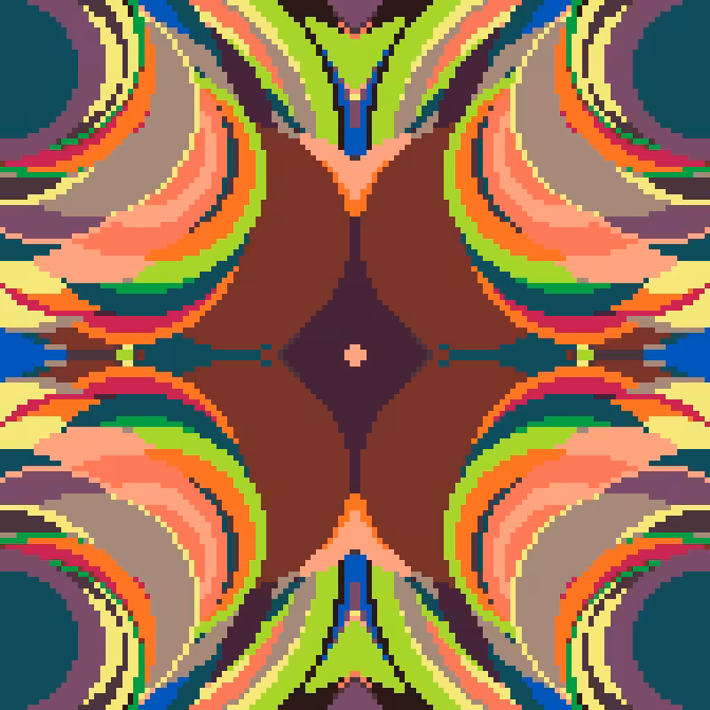 Rapid Psychedelic Inkblot Test Generator #36