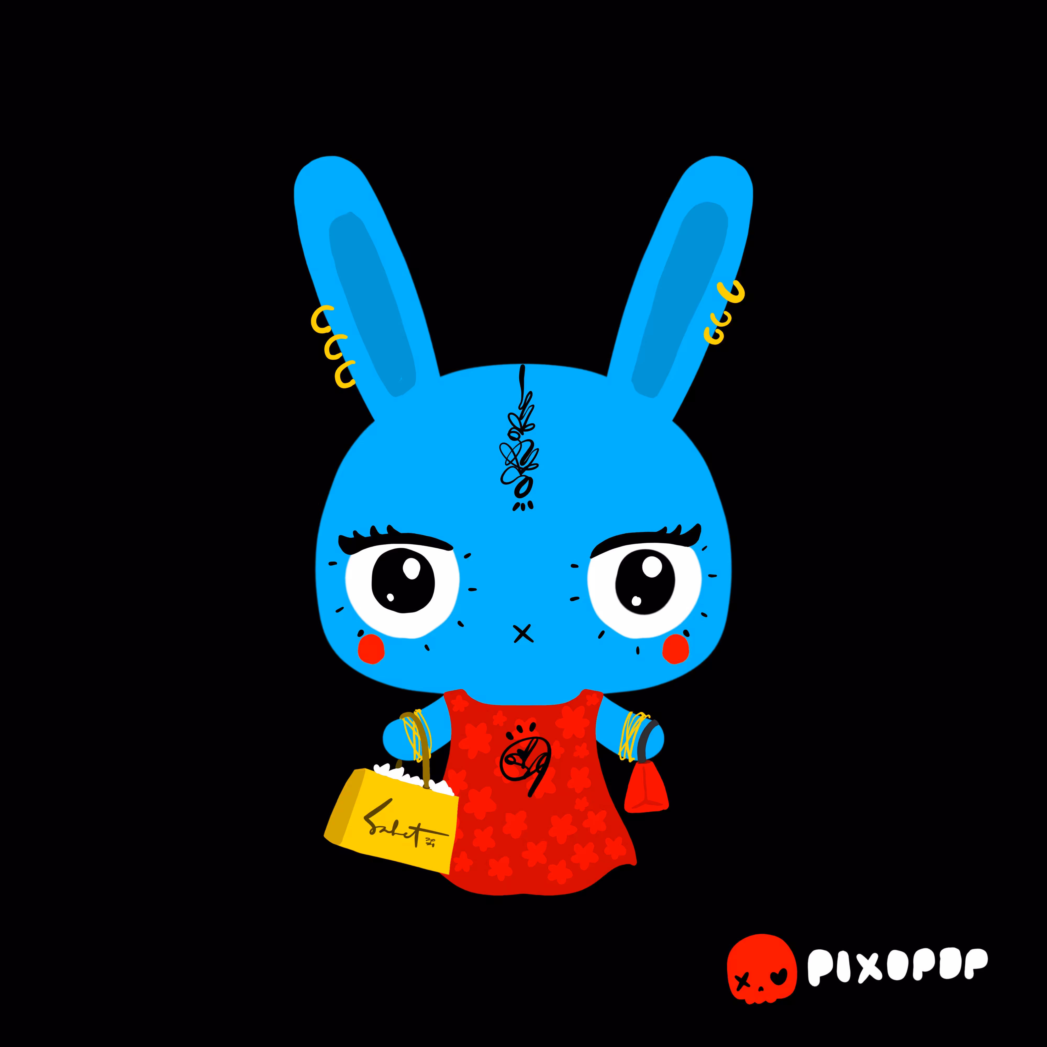 PIXOPOP CUTIES: Stitch Bunny #47