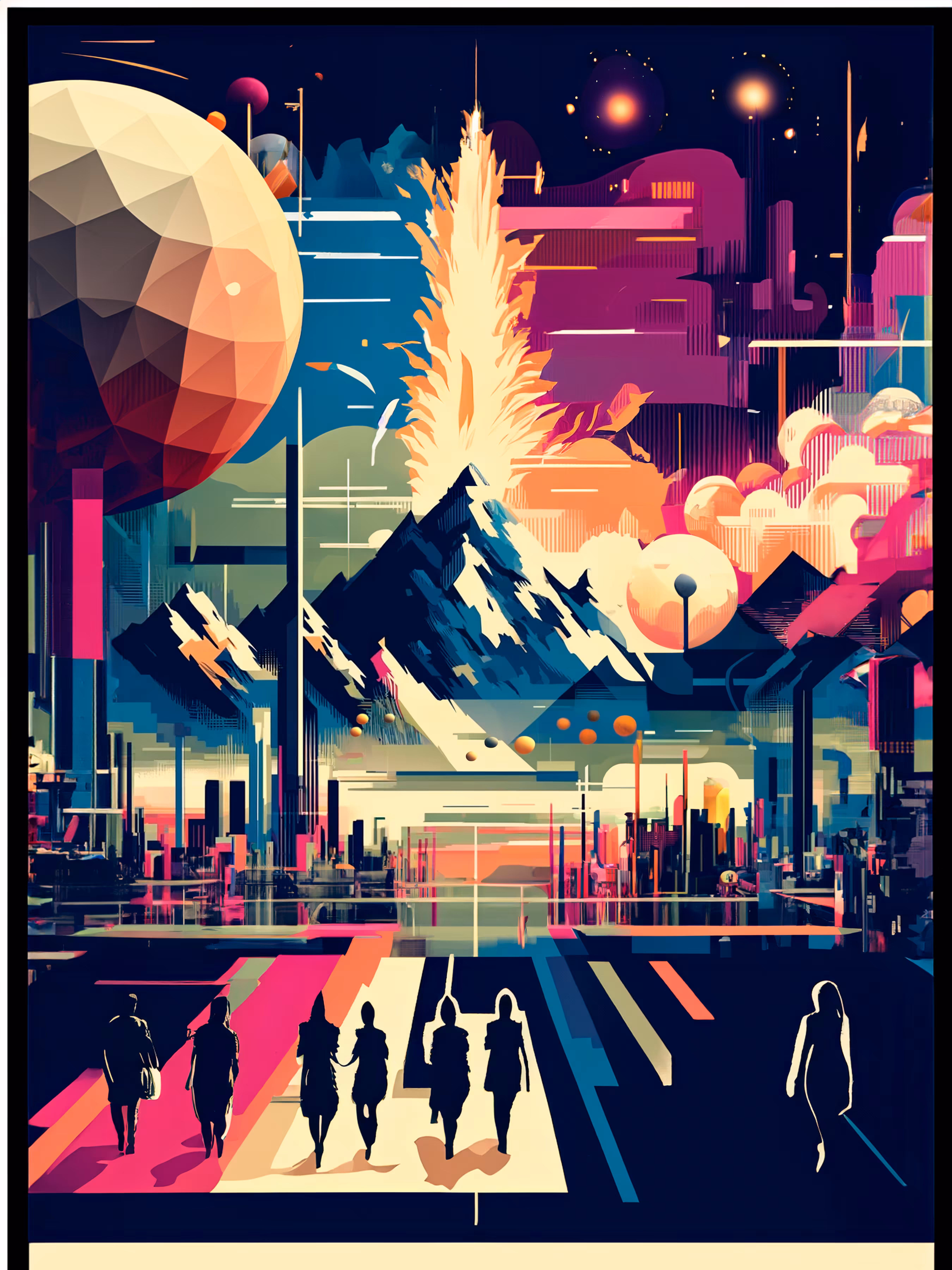Fiery Skies #15 (Poster)