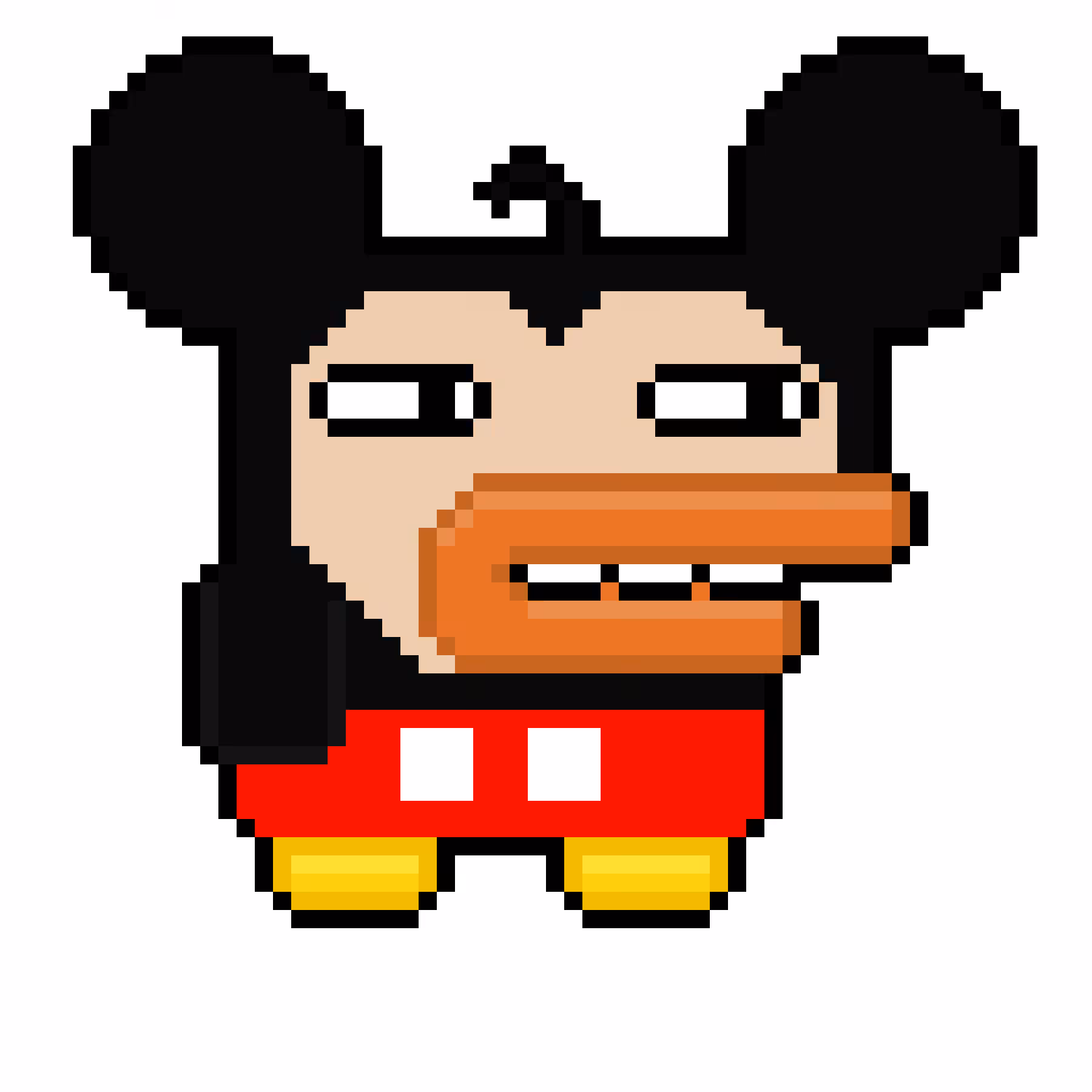 Mickey Mouse Duck #007