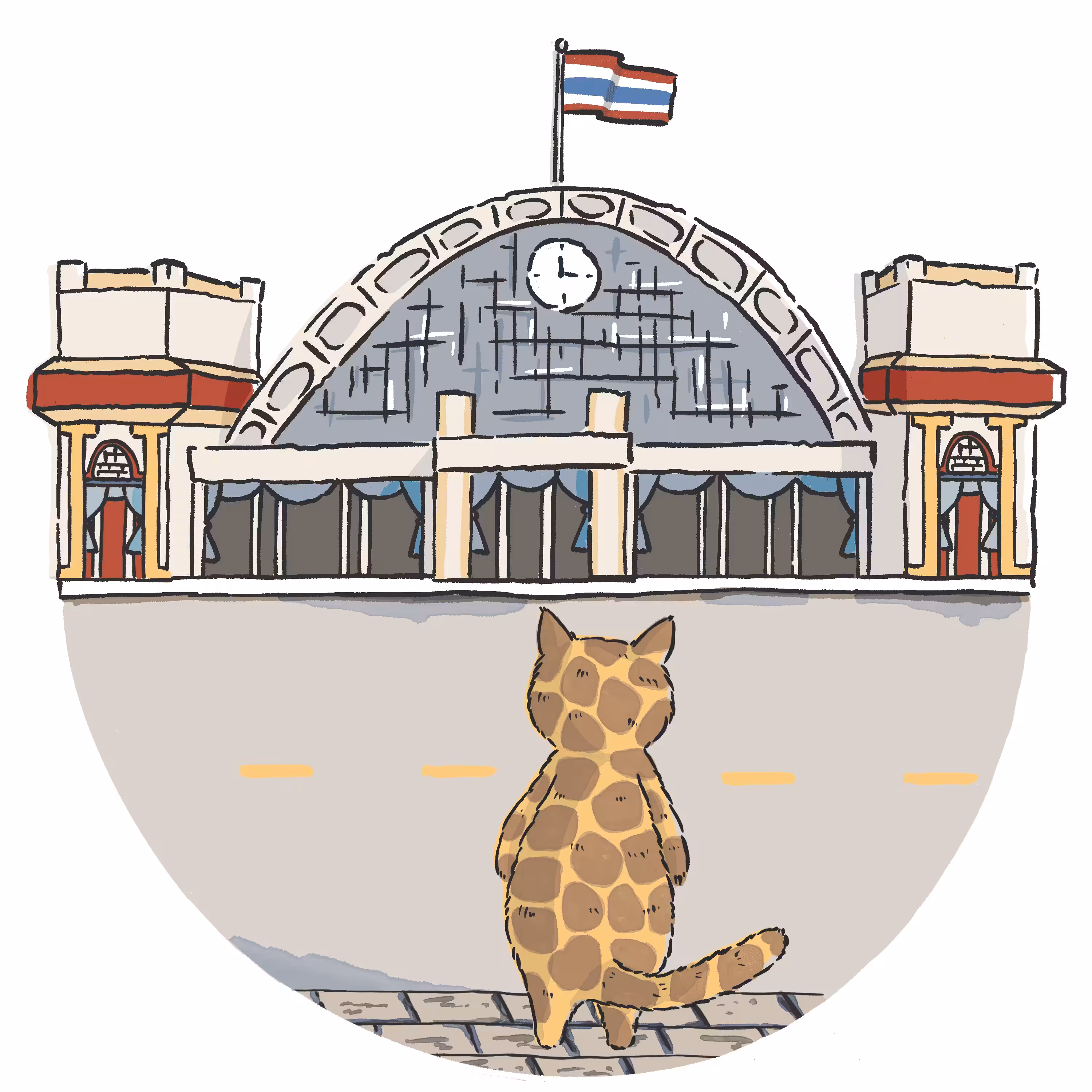 BKK I #GiraffeCat