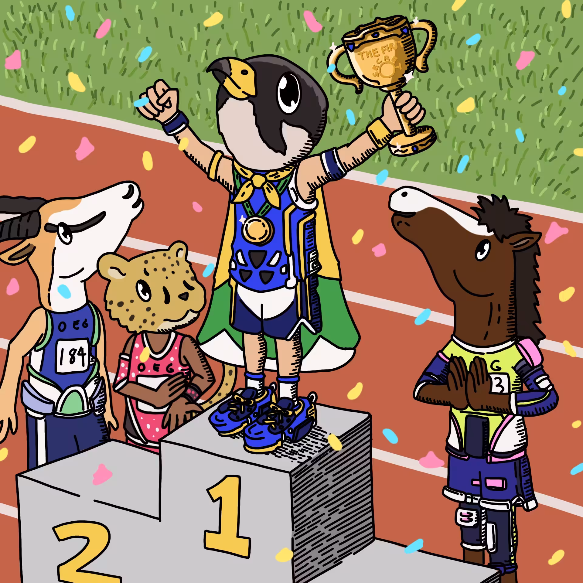 Champion runner OEG