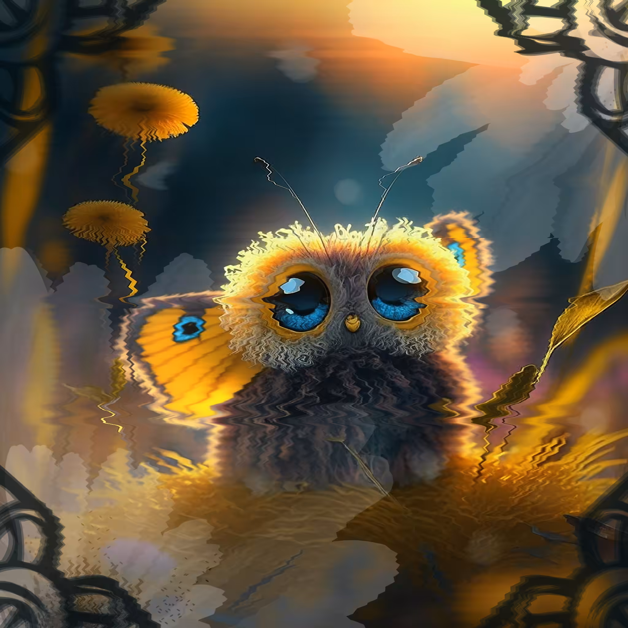 The Yellow Flying Fluff
