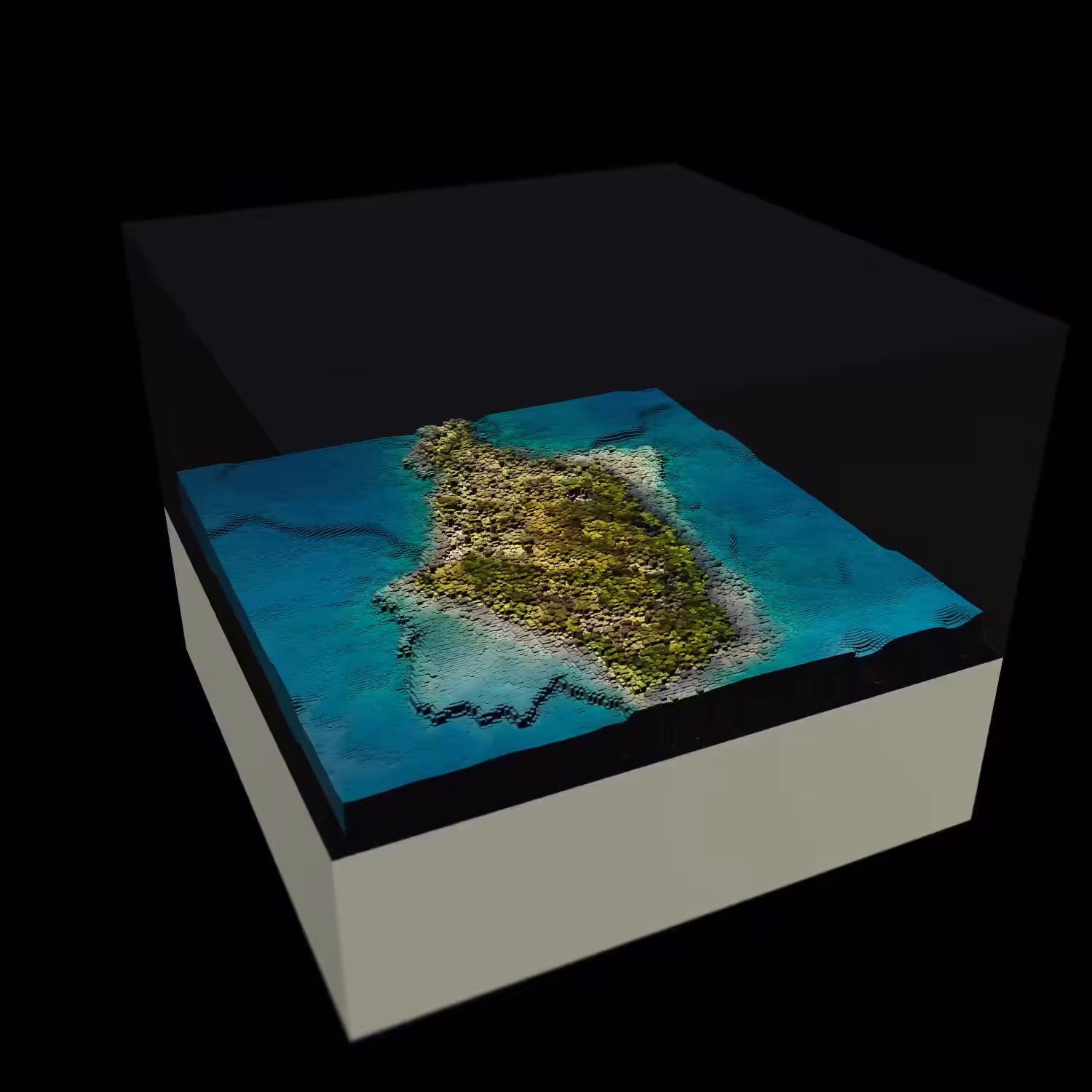 World In The Box: Tropical island