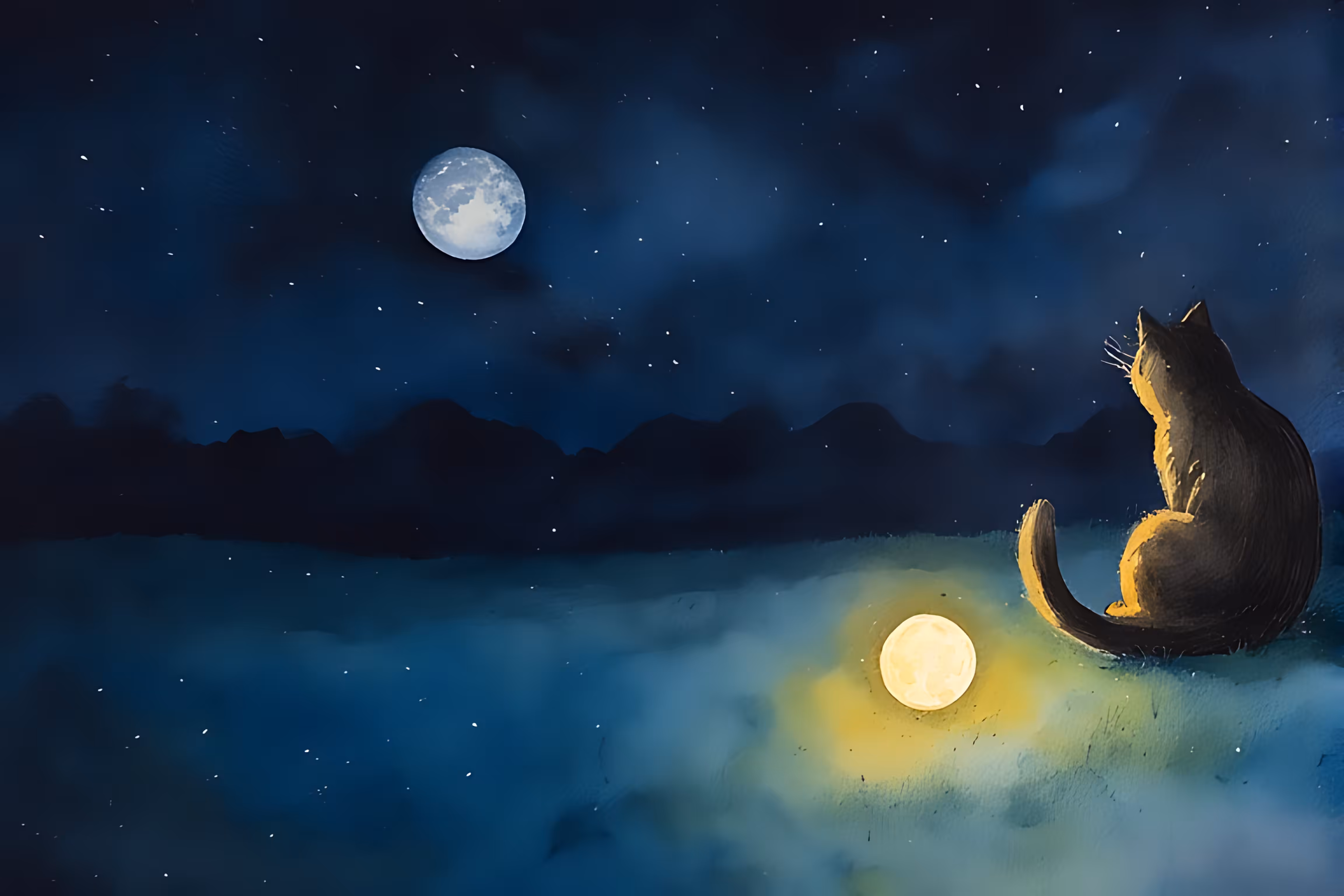 Moonlit Contemplation