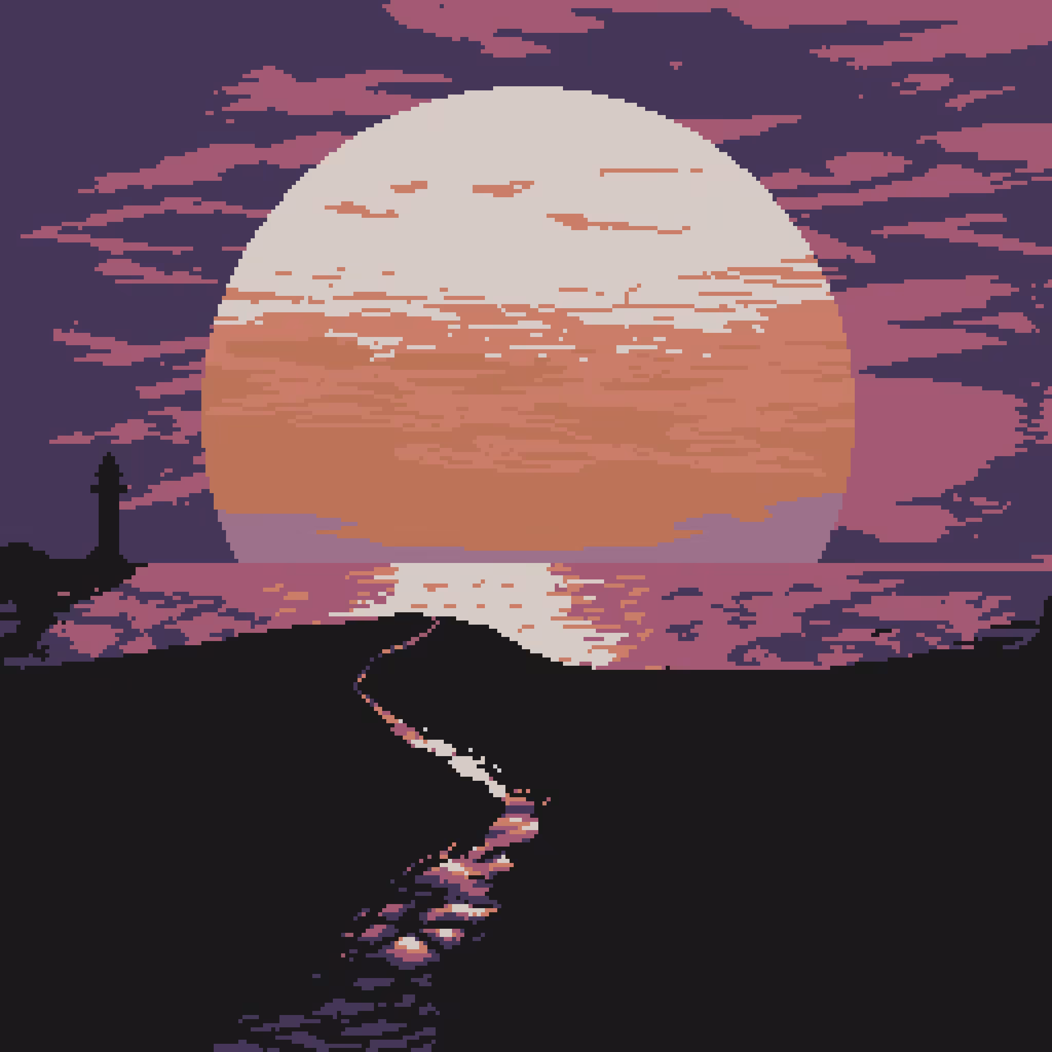 Pixel Sunset #63