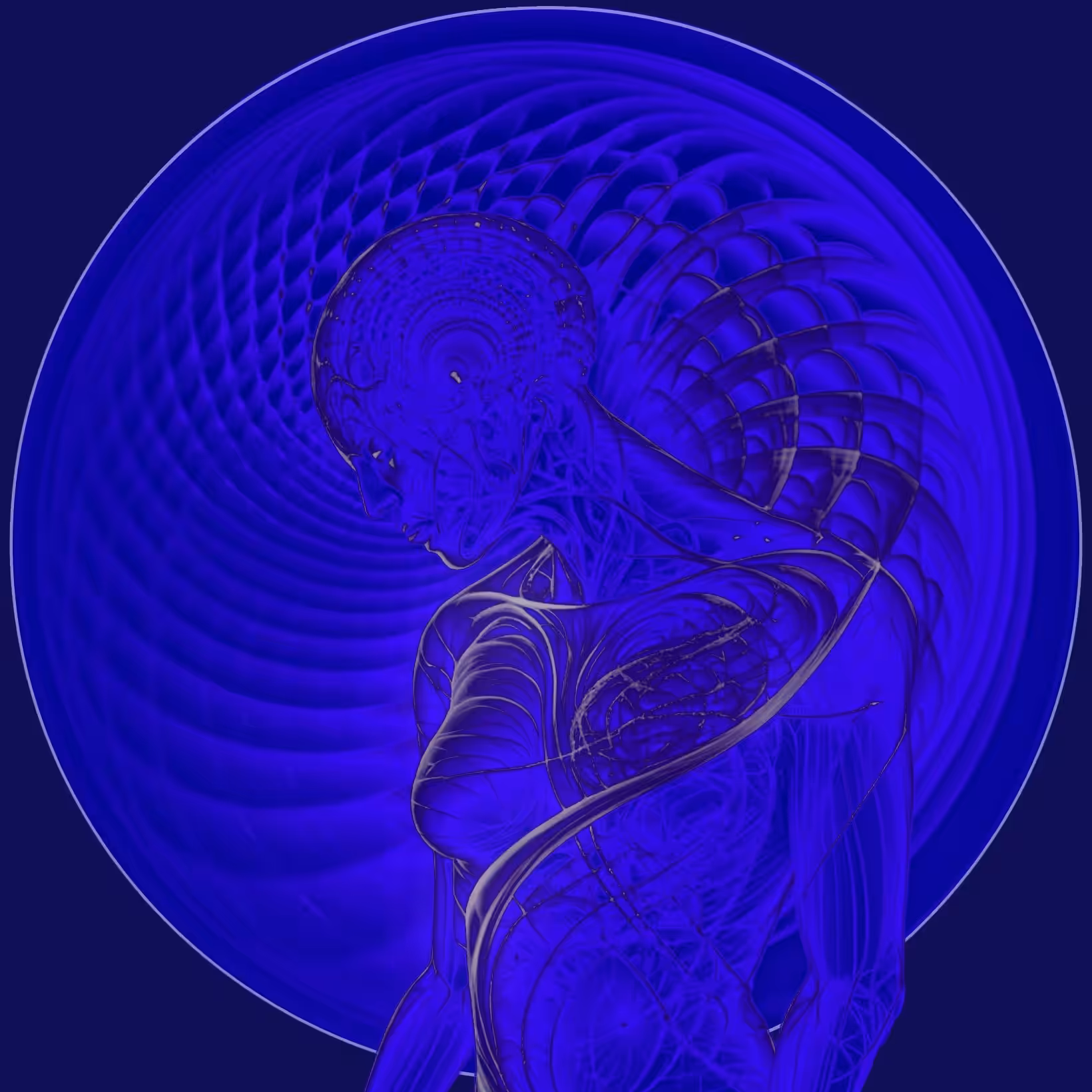 Interstitial Bleu