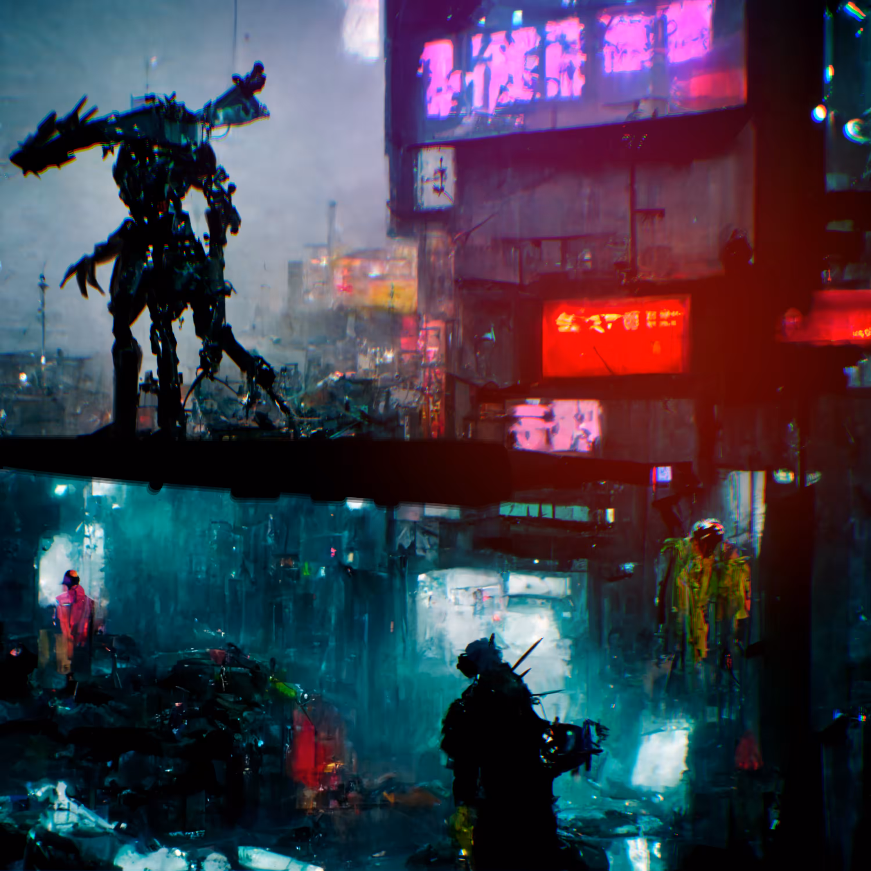 CYBERPUNK . 41 . Red Town Sentinel
