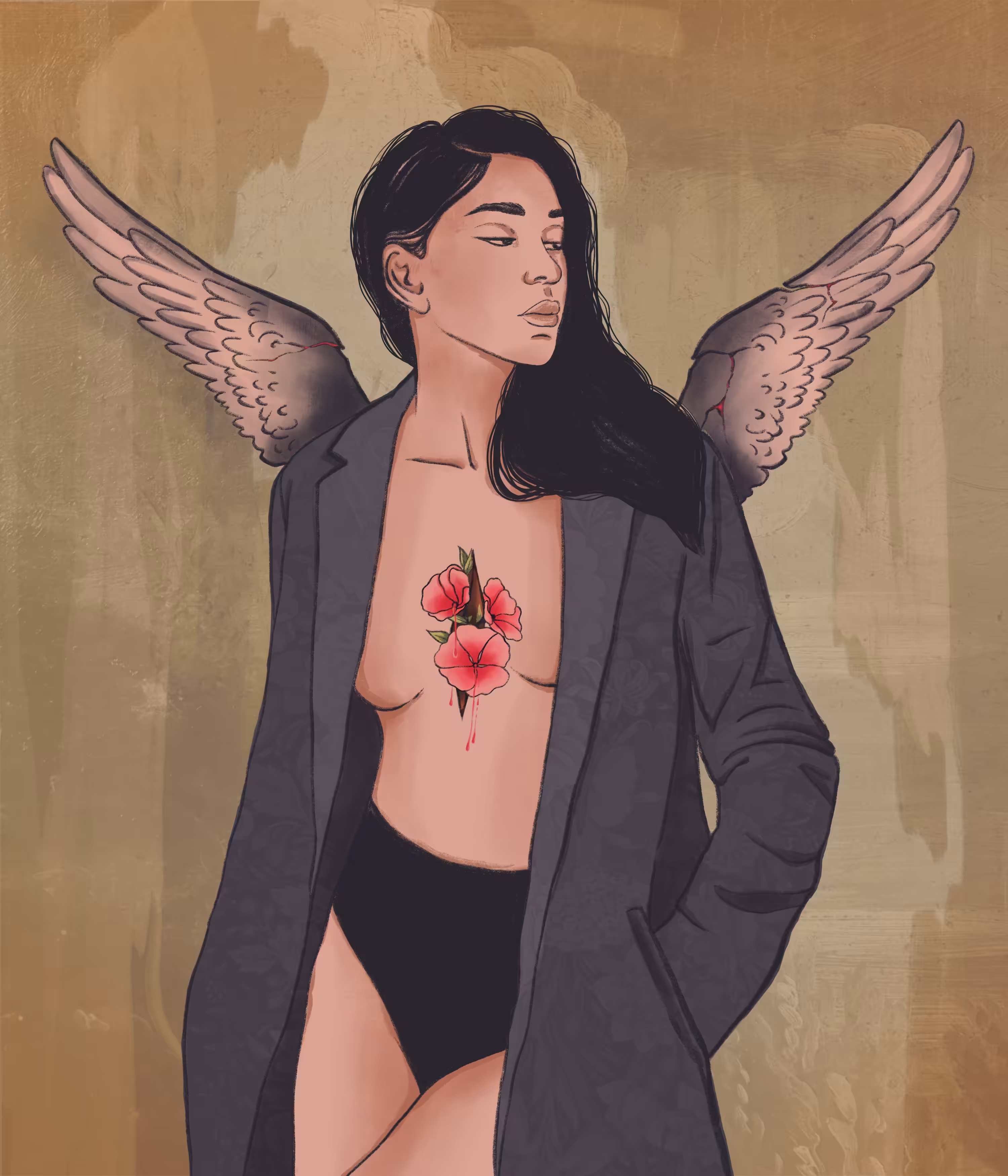 Where Wings Grow from Wounds