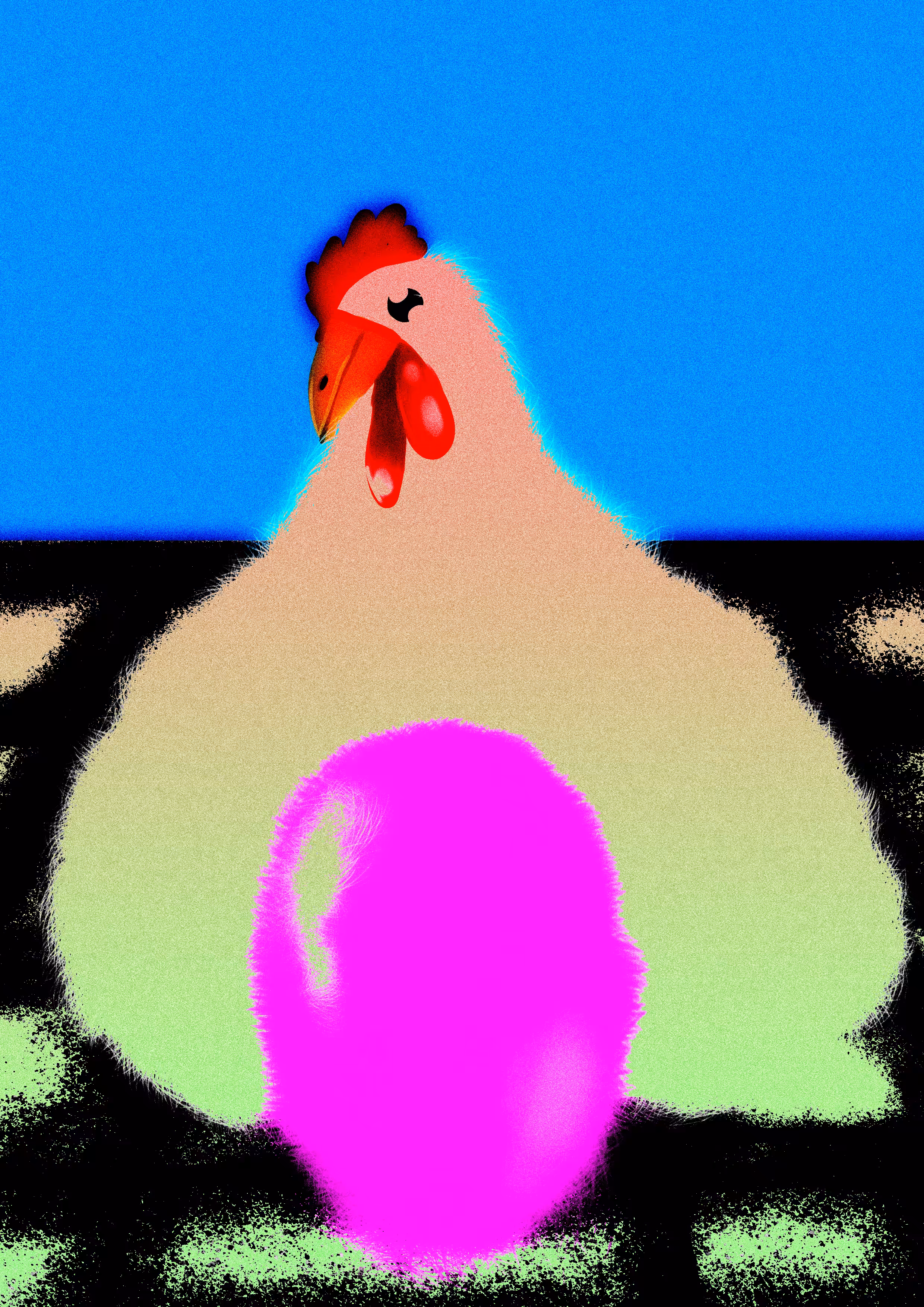 A galinha e o ovo (the chicken and the egg)